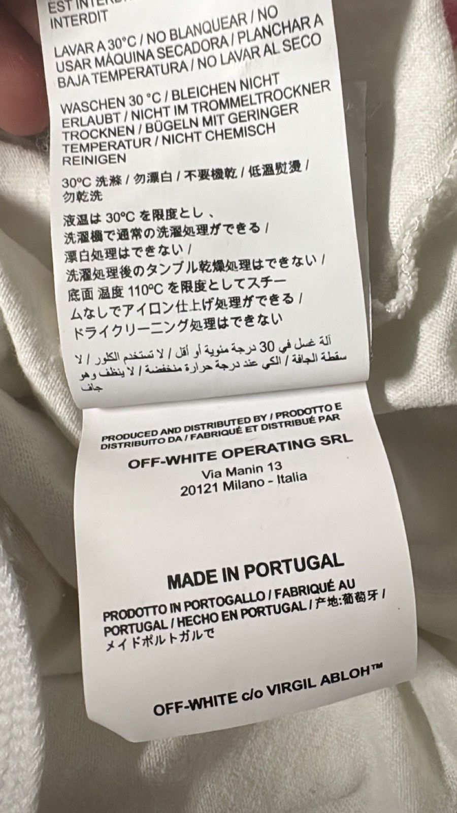 Off-White OFF-WHITE 'Impressionism' Diag Stencil Long Sleeve Shirt Size US M / EU 48-50 / 2 - 9 Thumbnail