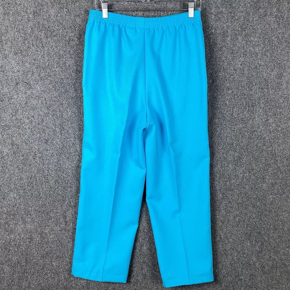 Loft Ben Over Pants Size 10 Women's Pull On Stretch Blue Adults Size 32" / US 10 / IT 46 - 6 Thumbnail