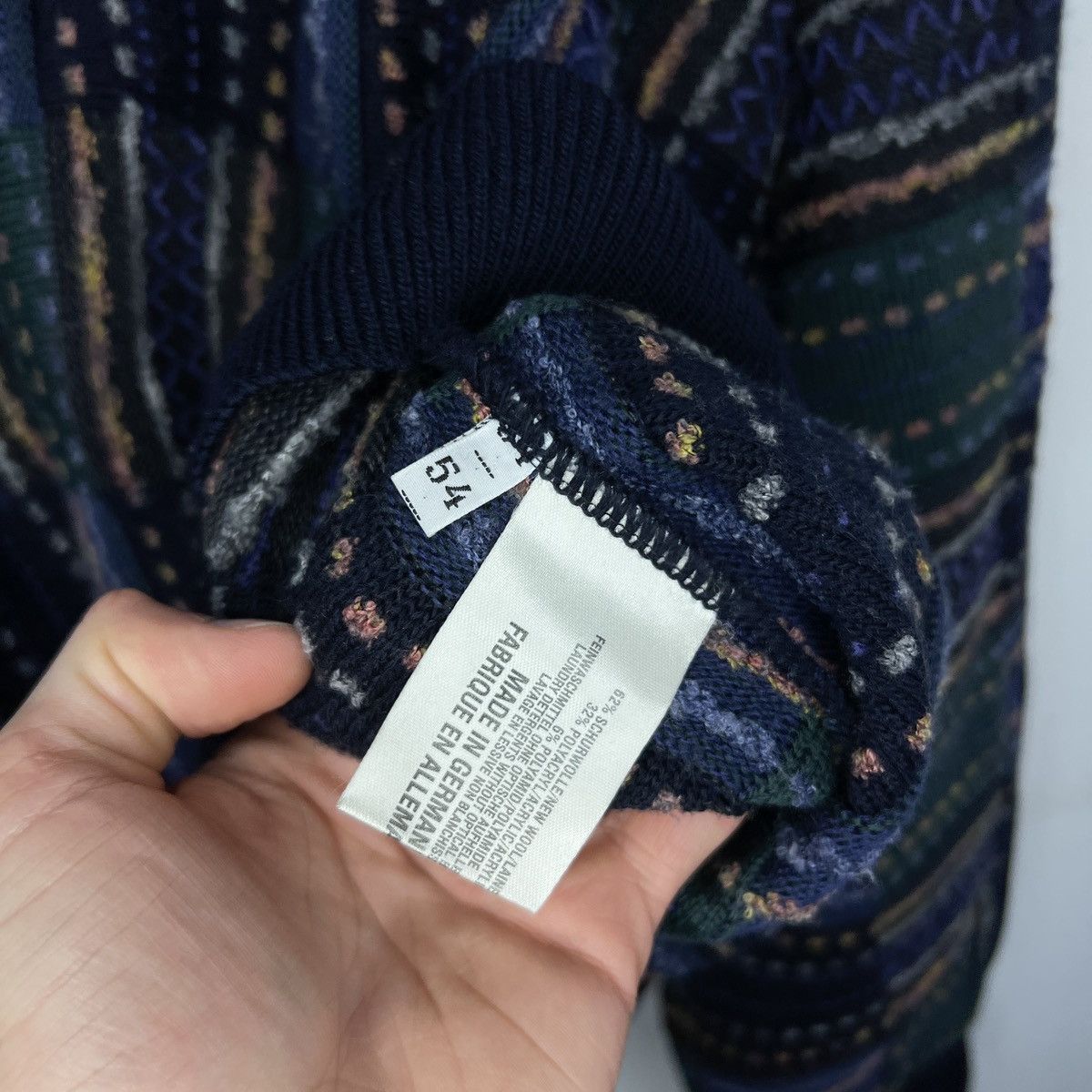 Carlo Colucci × Coogi × Vintage Vintage Carlo Colucci Coogi Sweater Jumper Knitwear Wool Size US L / EU 52-54 / 3 - 5 Thumbnail