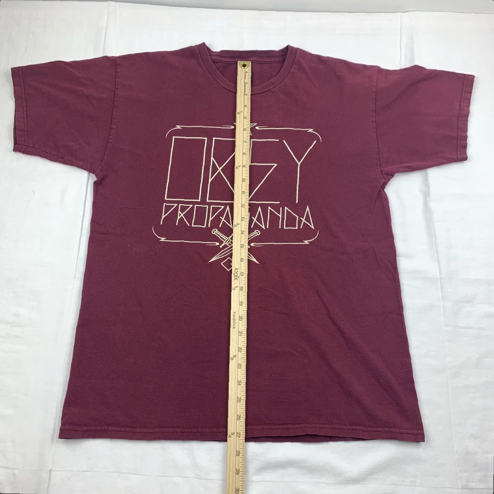 Obey VINTAGE Obey Propaganda T Shirt Adult Large Red Y2K 2000s Streetwear Art Design Mens L Red Y2K Art Streetwear Propaganda Obey Shirt Size US L / EU 52-54 / 3 - 6 Thumbnail