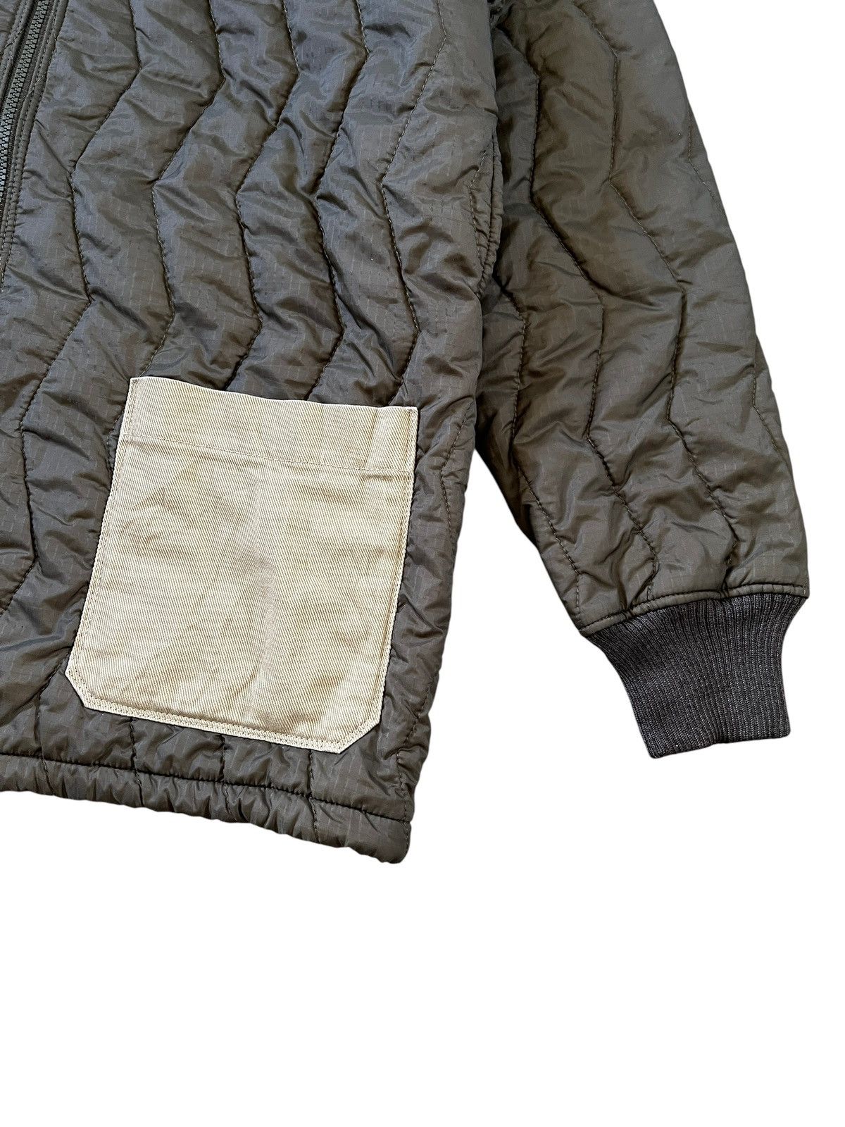 Vintage Vintage 90s German Army Quilted Jacket Rebuilt By Adition Size US XL / EU 56 / 4 - 6 Thumbnail