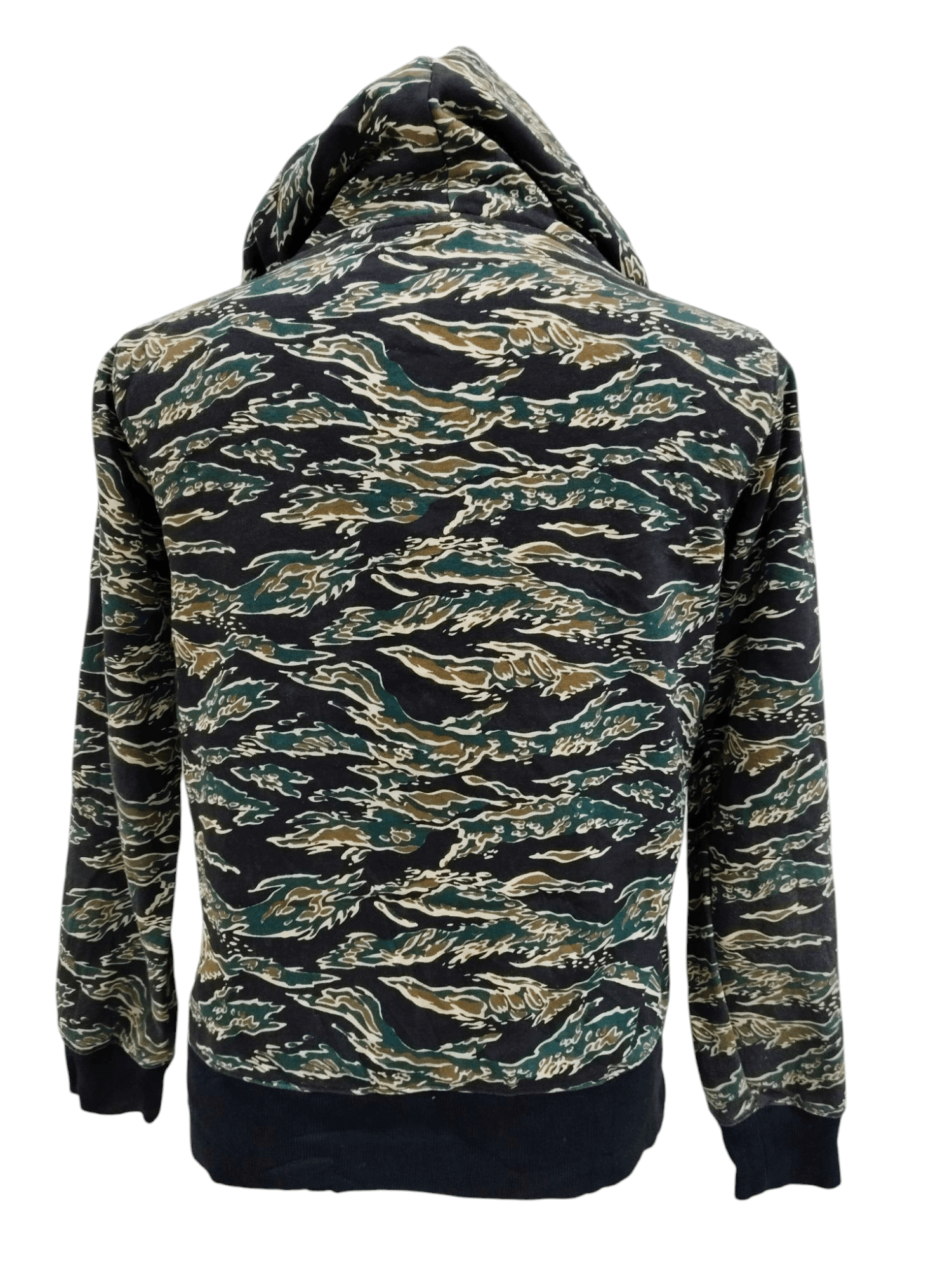 Fashion Victim × Tiger Shvrk Tiger Stripe Zipper Hoodie Sweater Size US S / EU 44-46 / 1 - 3 Thumbnail