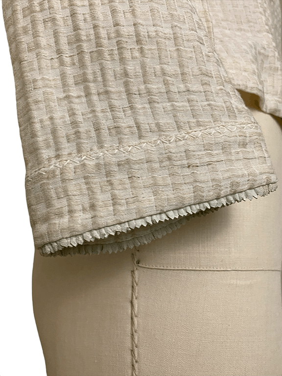 Giorgio Armani Fitted blazer with mini ruffle trim Size M / US 6-8 / IT 42-44 - 9 Thumbnail