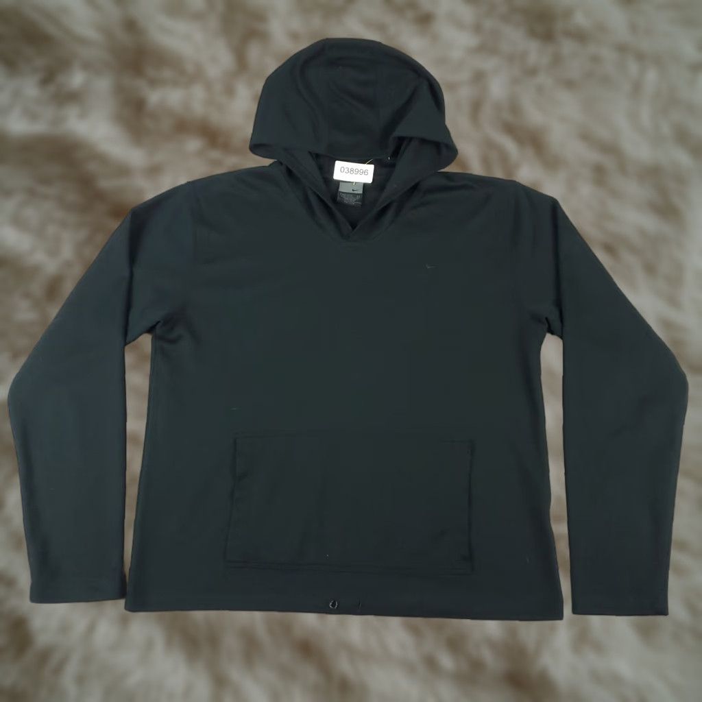 Nike Nike Shirt Womens M Black Vintage Y2K Hoodie Pullover Long Sleeve Mock Neck Pullover Sweatshirt T-Shirt Size M / US 6-8 / IT 42-44 - 1 Thumbnail