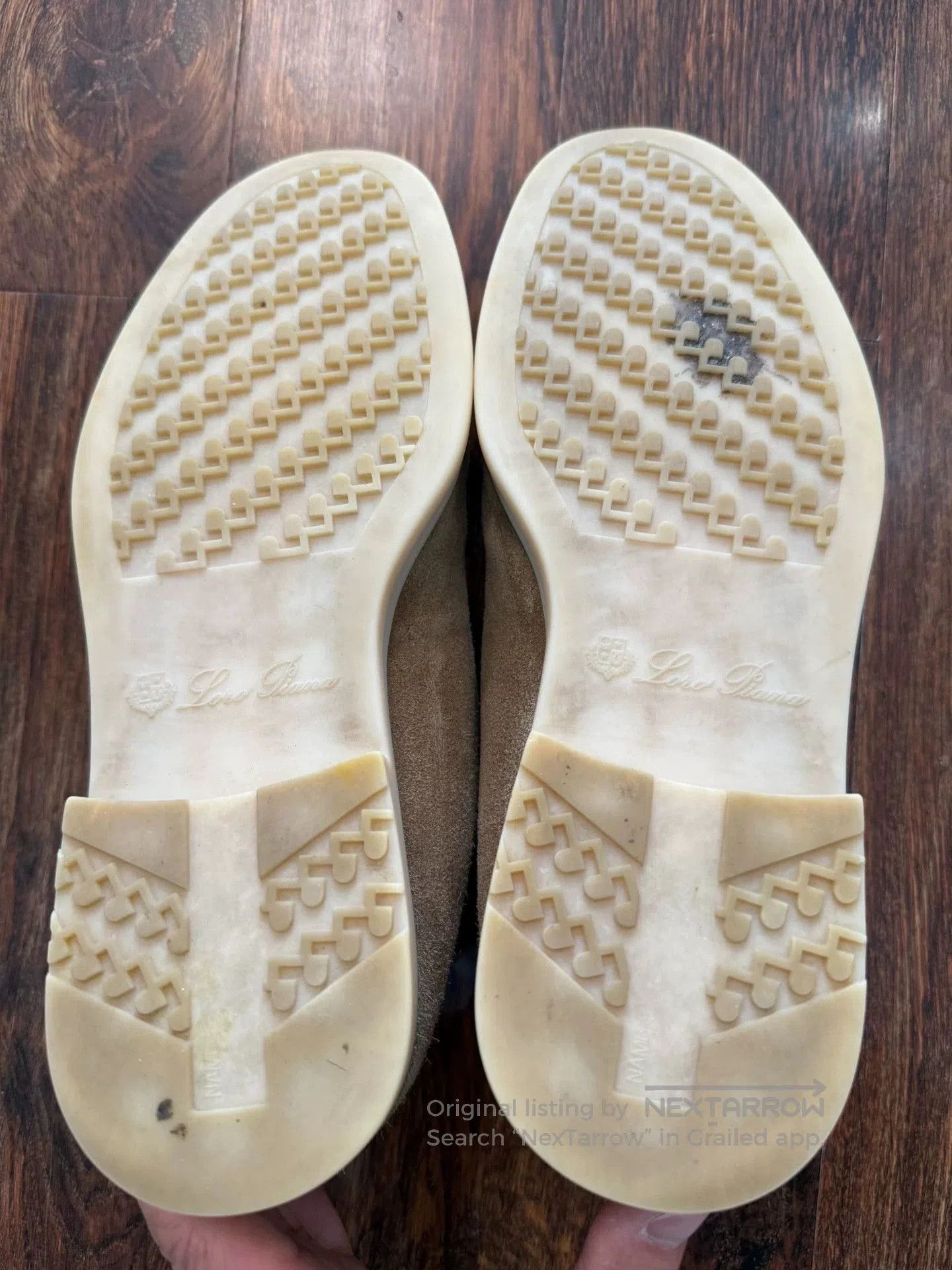 Loro Piana Beige Suede Slip-On Shoes. Size US 8 / EU 41 - 4 Thumbnail