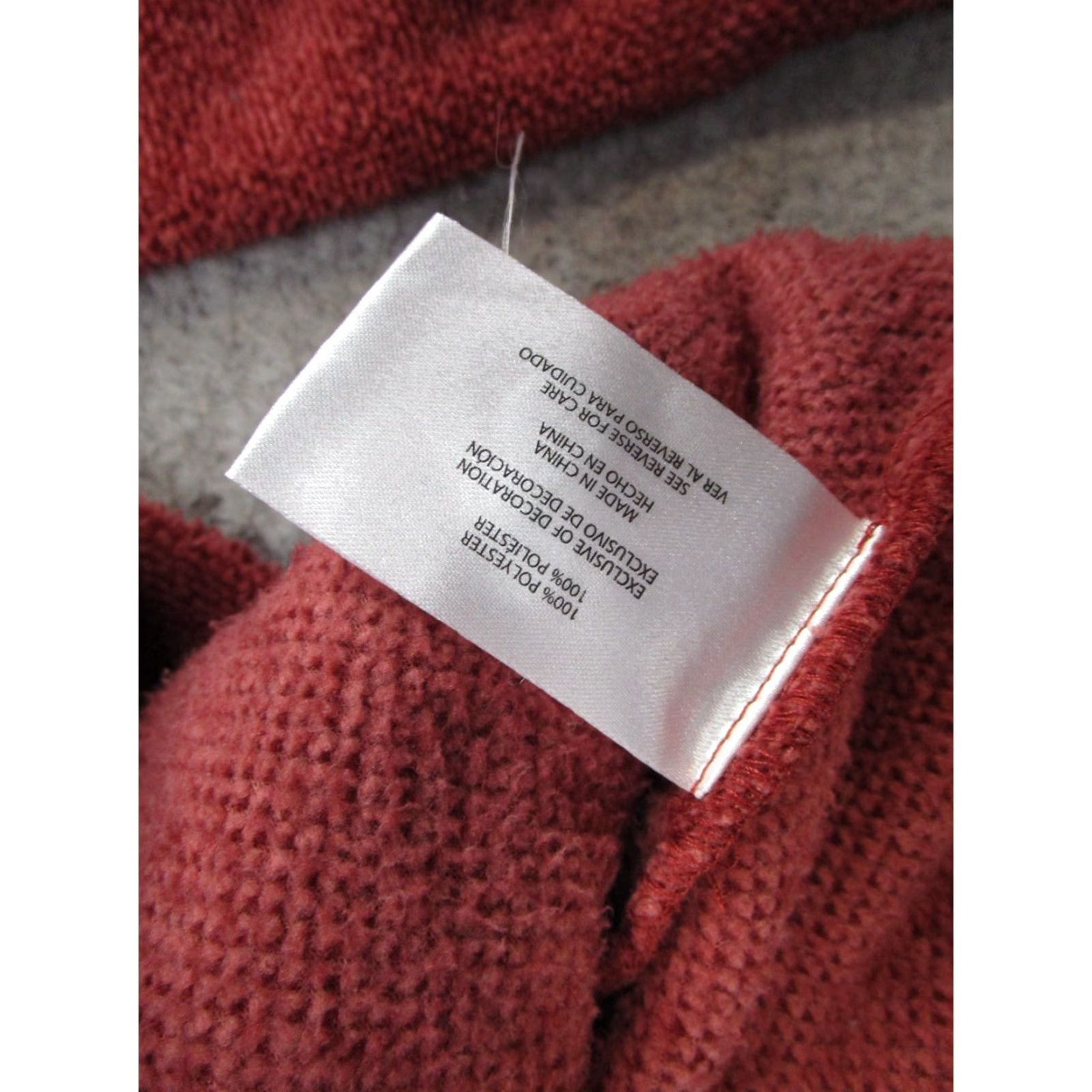 Eddie Bauer Eddie Bauer Women's Jacket Fleece Deep Pile Pullover 1/4 Button Casual Red XL Snaps Mid-Length Long Sleeve Vintage: No Size XL / US 12-14 / IT 48-50 - 3 Thumbnail