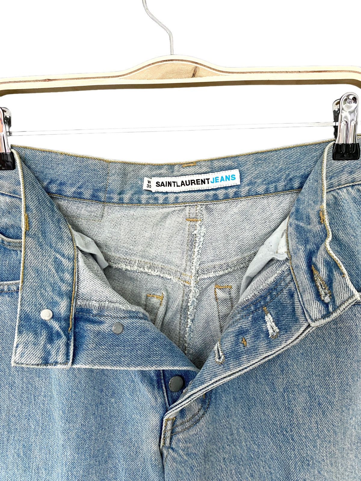 Designer × Vintage × Yves Saint Laurent Vintage Brand Yves Saint Lauren Denim 1990s Size US 30 / EU 46 - 7 Thumbnail