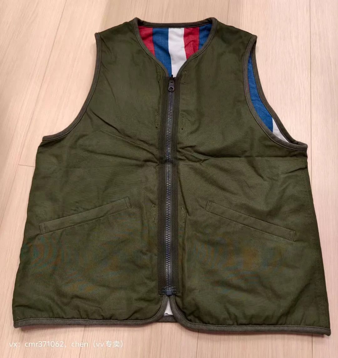 Visvim Green Zip-Front Vest with Pockets, Size M Size US M / EU 48-50 / 2 - 1 Thumbnail