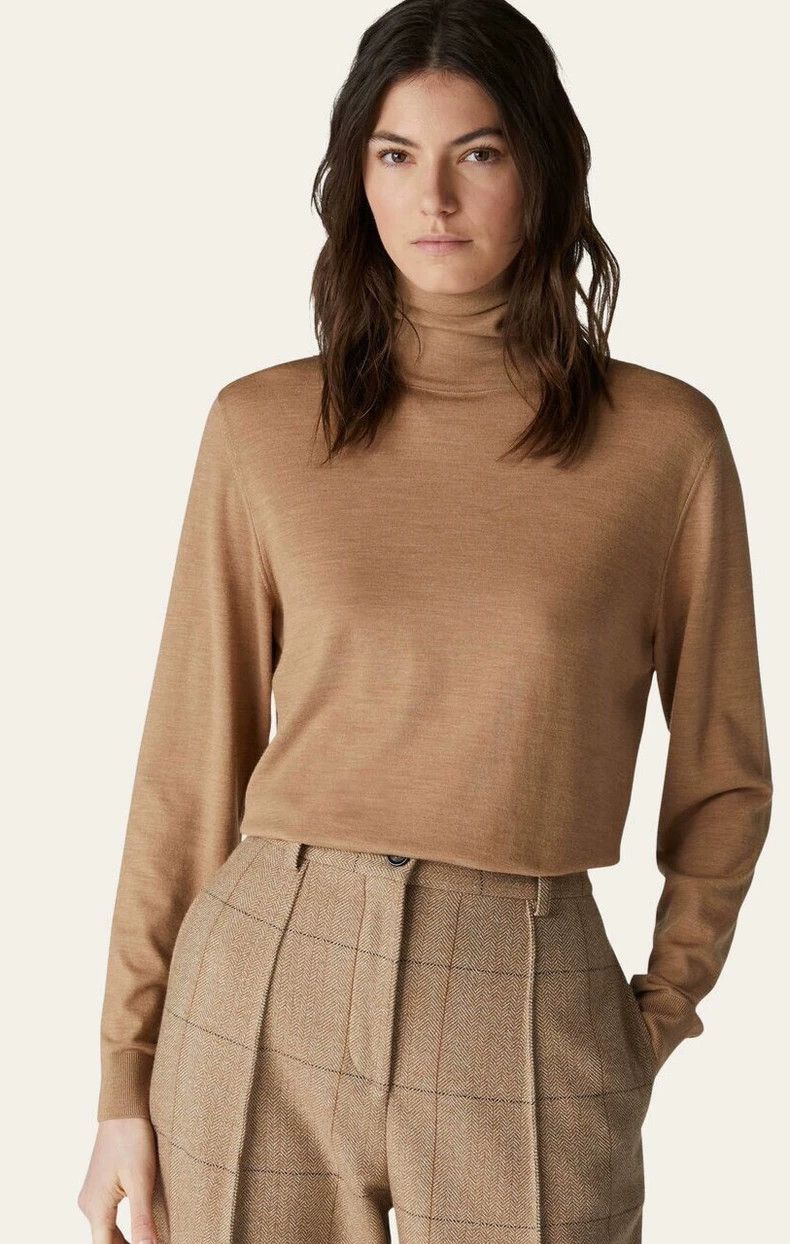 Other LORO PIANA Grey high collar cashmere sweater / base shirt Size XS / US 0-2 / IT 36-38 - 2 Thumbnail