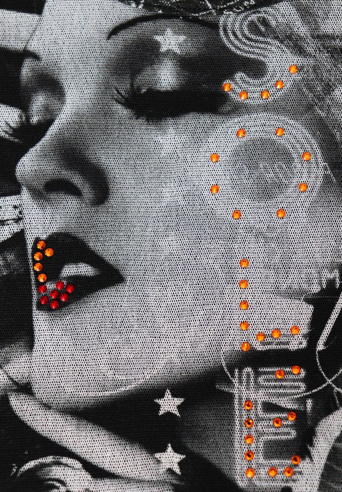 Jean Paul Gaultier Jean Paul Gaultier Vintage Paris Cinema Face Art Mesh Top Size XS / US 0-2 / IT 36-38 - 4 Thumbnail
