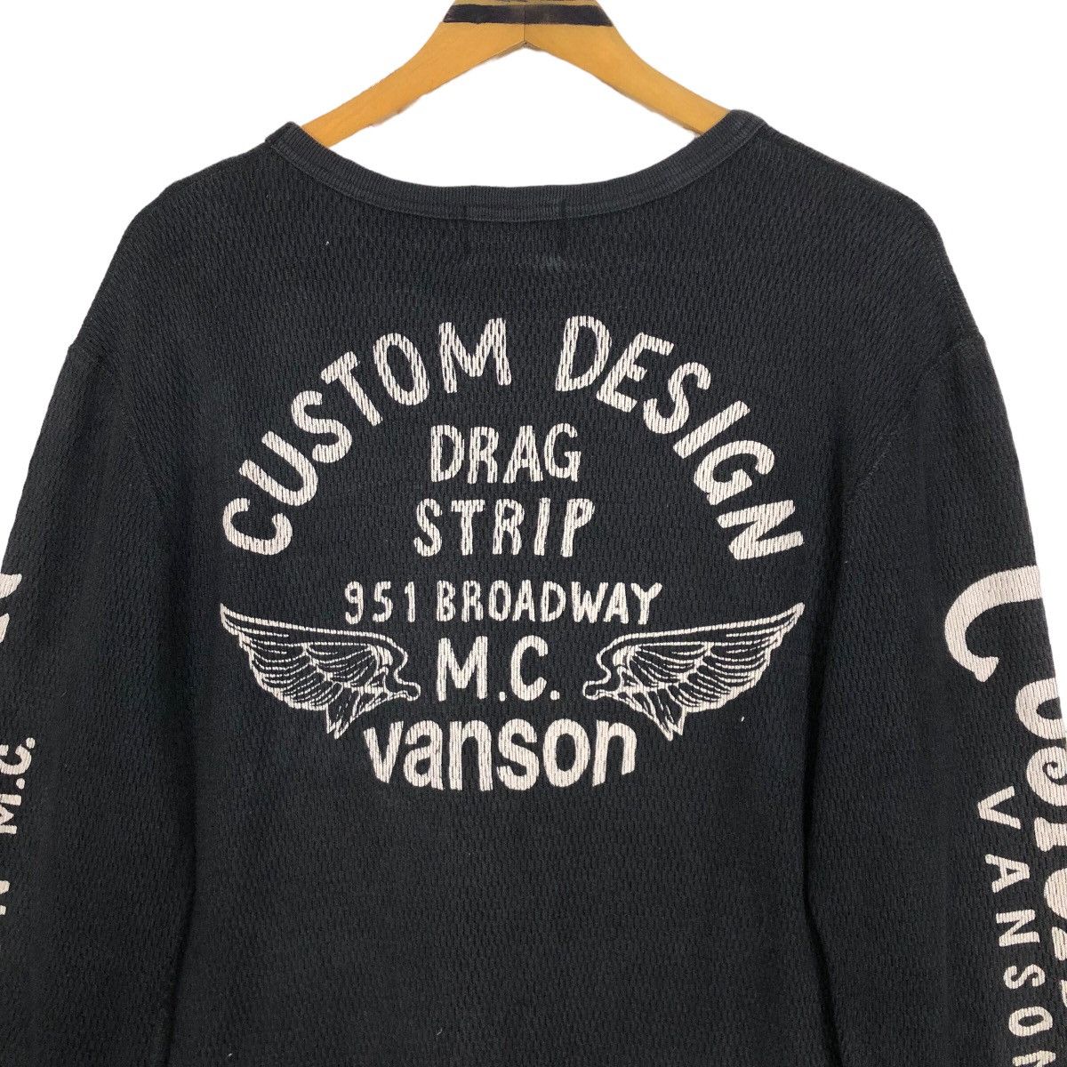 Vanson Leathers Vintage Vanson Cottons Crewneck Sweatshirt Pullover Big Logo Size US S / EU 44-46 / 1 - 10 Thumbnail