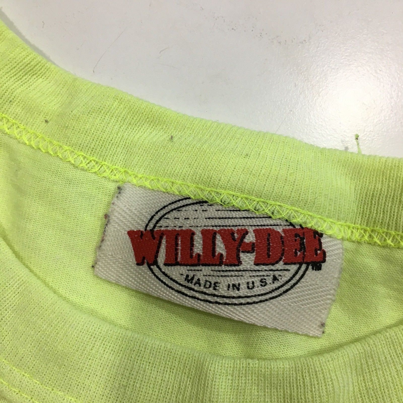 Other 80's Wind Surf n LA Surfer Beach NEON 50/50 CROPPED T Shirt Size US M / EU 48-50 / 2 - 3 Thumbnail