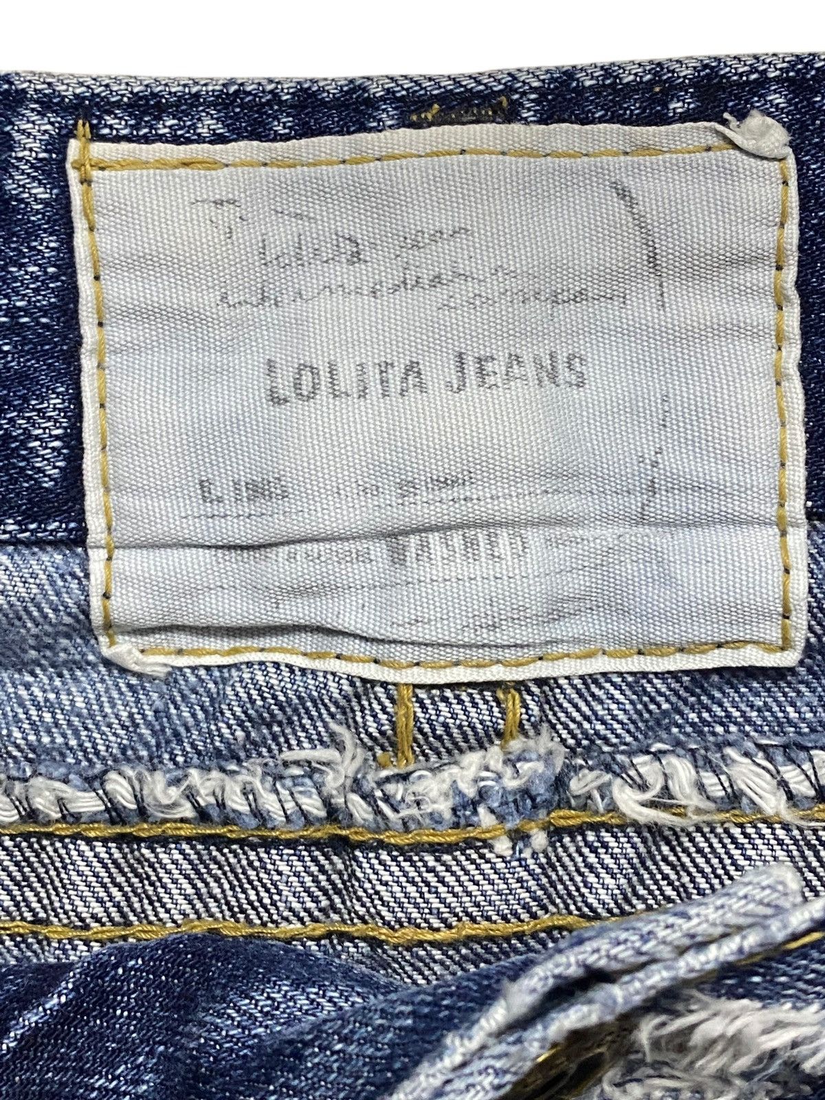 Beauty Beast Vintage 80’s Lolita Pepsi Cola Embroidered Baggy Jeans Size US 35 - 16 Thumbnail