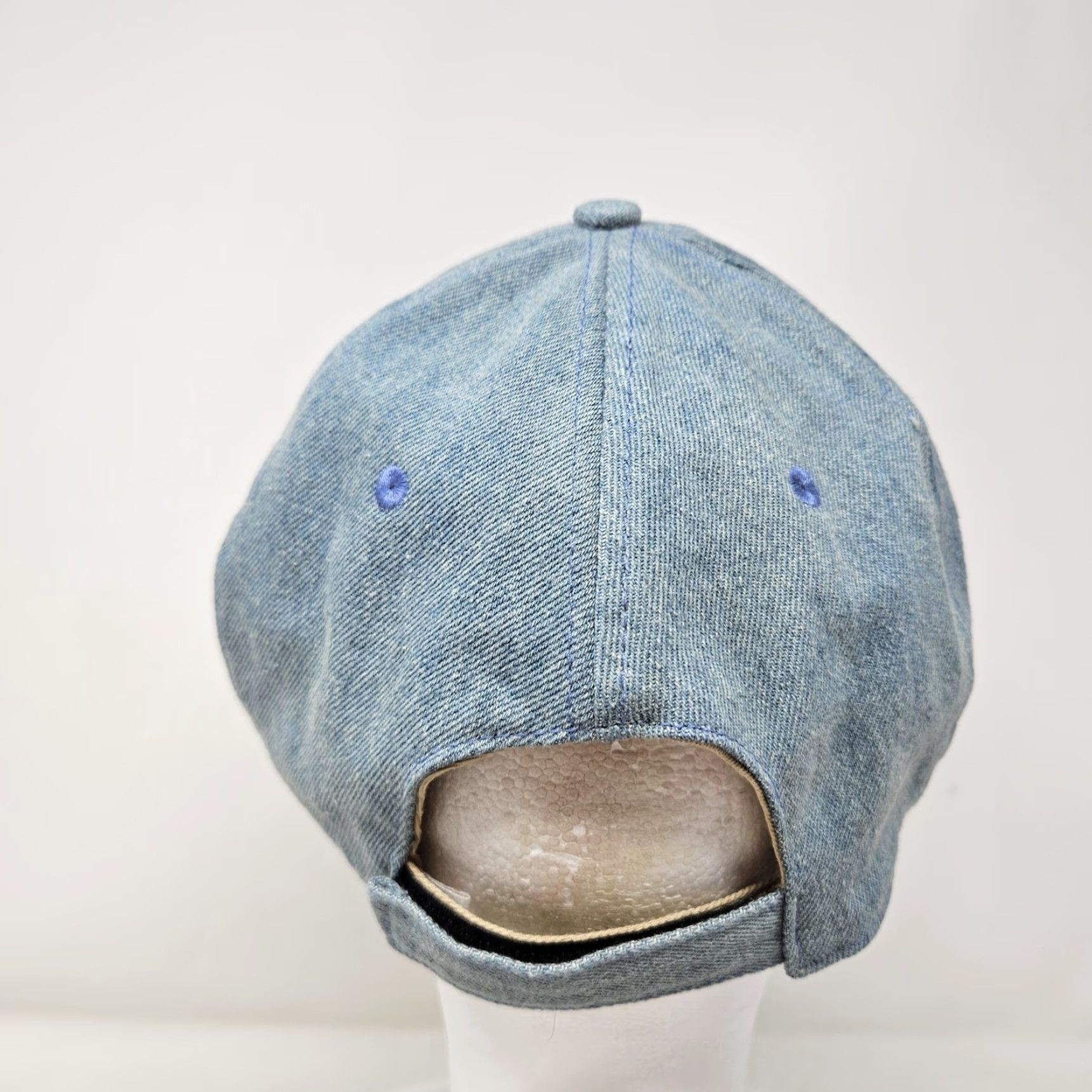 Vintage VINTAGE Coca-Cola Hat Cap Strap Back Denim World of Las Vegas Mens 90s Adjustable One Size Blue Cotton Denim Embroidered Coca-Cola City Mens VINTAGE Size ONE SIZE - 5 Thumbnail