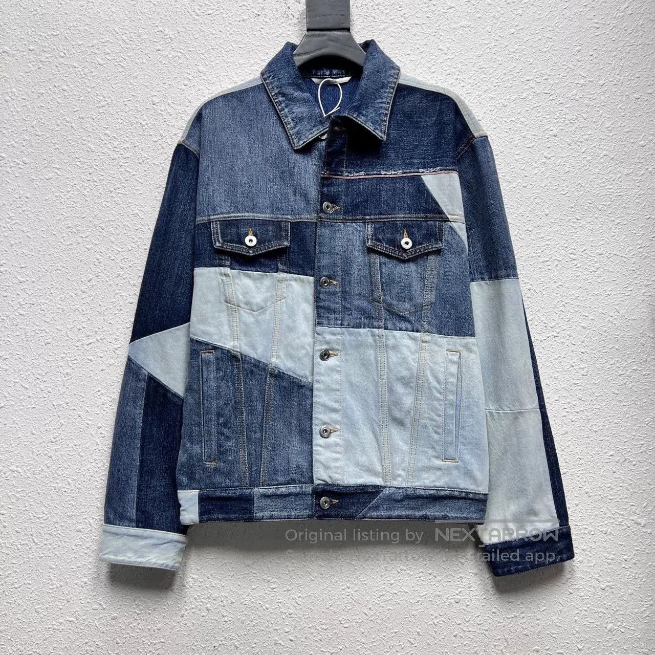 Valentino Valentino FW21 Geometric Denim Jacket. Size US M / EU 48-50 / 2 - 1 Thumbnail