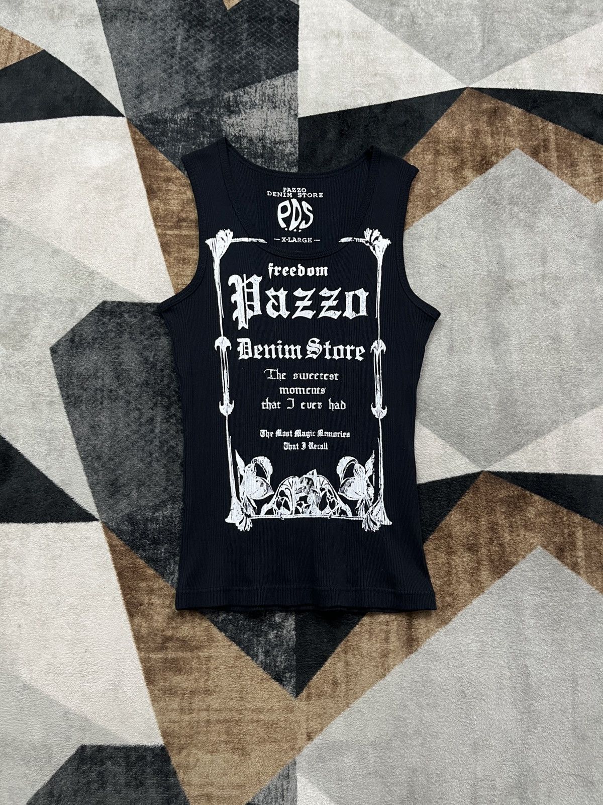 Hysteric Glamour Y2K Pazzo Japan Graphic Vkei Thermal Sleeveless Tank Size US M / EU 48-50 / 2 - 1 Thumbnail
