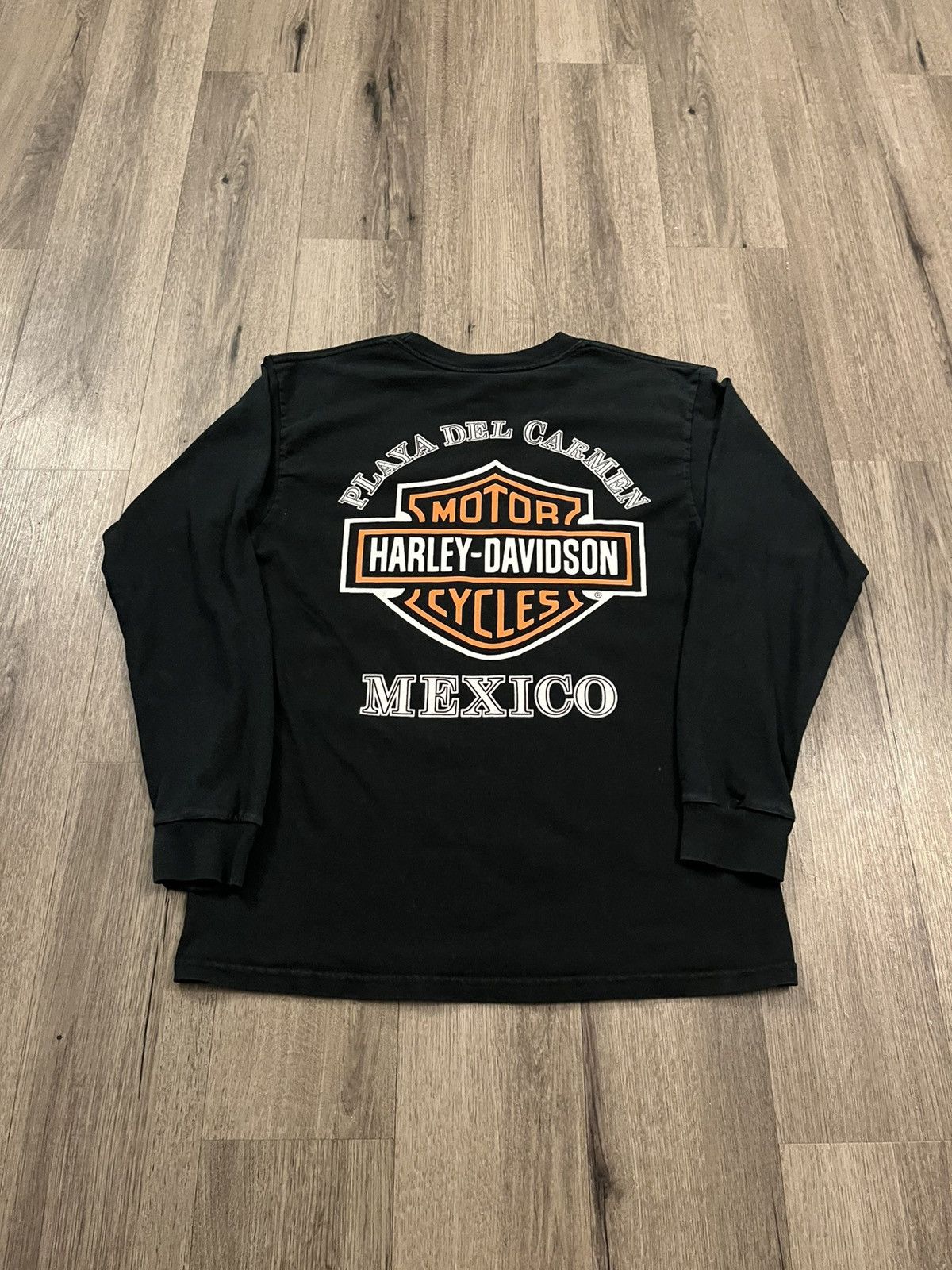 Harley Davidson Vintage Harley Davidson Free Spirit Flame Eagle Long Sleeve Size US M / EU 48-50 / 2 - 4 Thumbnail