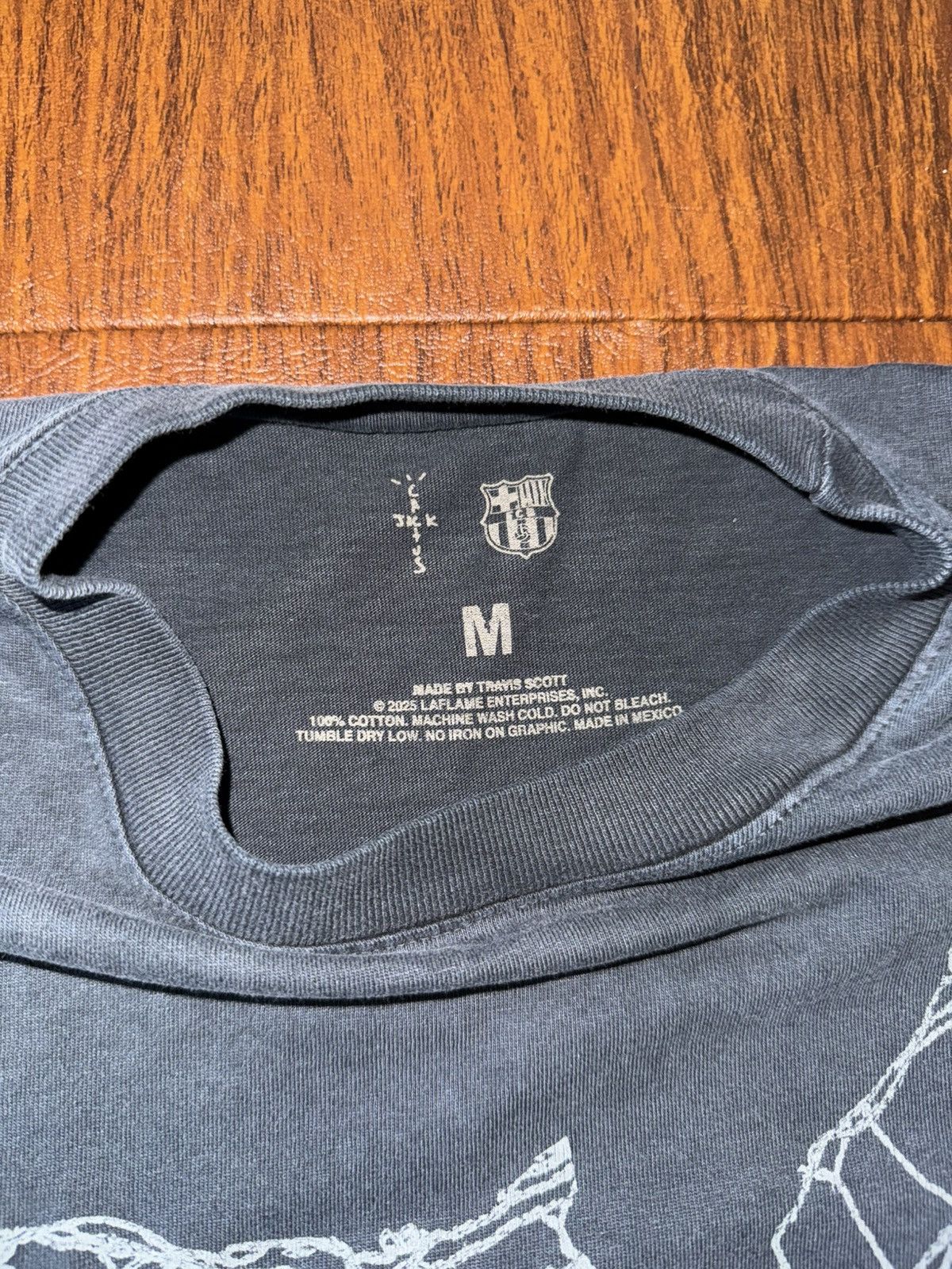 Nike × Travis Scott Cactus jack x barcelona washed tee Size US M / EU 48-50 / 2 - 3 Thumbnail