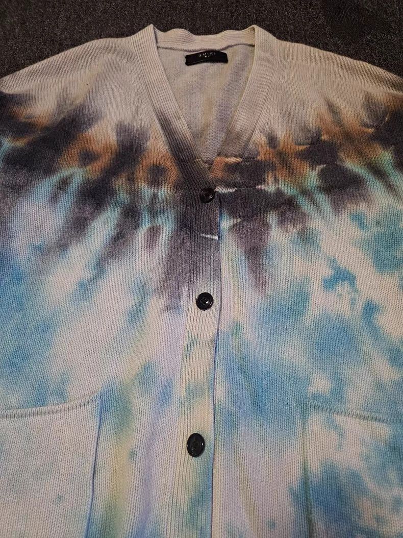 Amiri Cashmere Tie-Dye Cardigan, Oversized, Authentic, Guaranteed Size US M / EU 48-50 / 2 - 7 Thumbnail