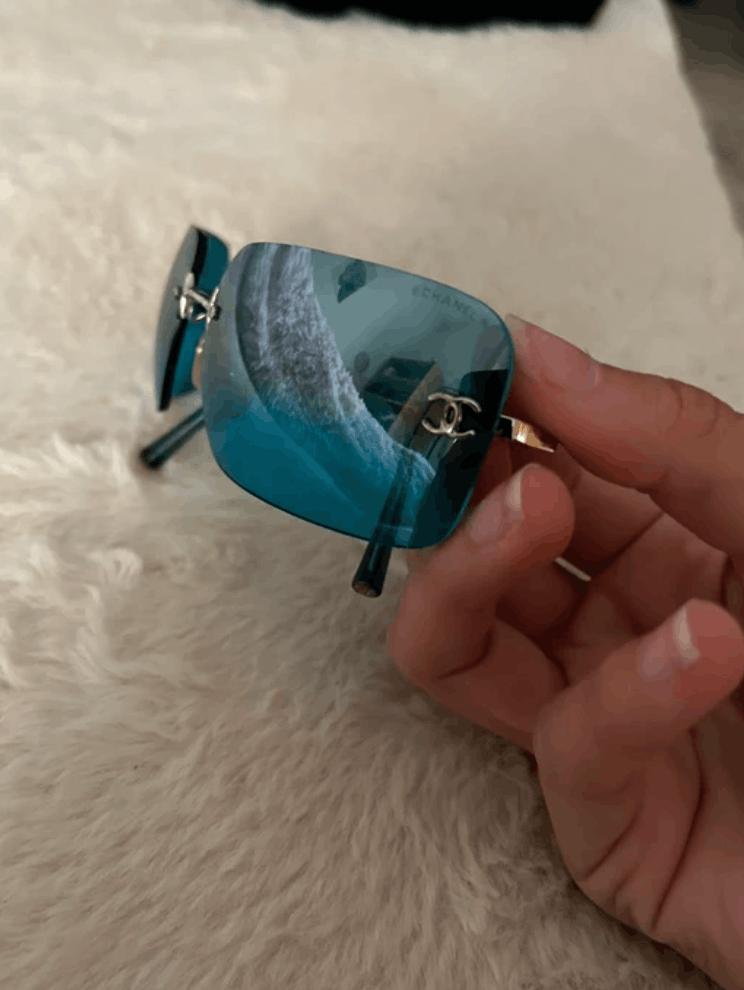 Chanel CHANEL Sunglasses 4017 Silver 5076 CC Size ONE SIZE - 2 Thumbnail