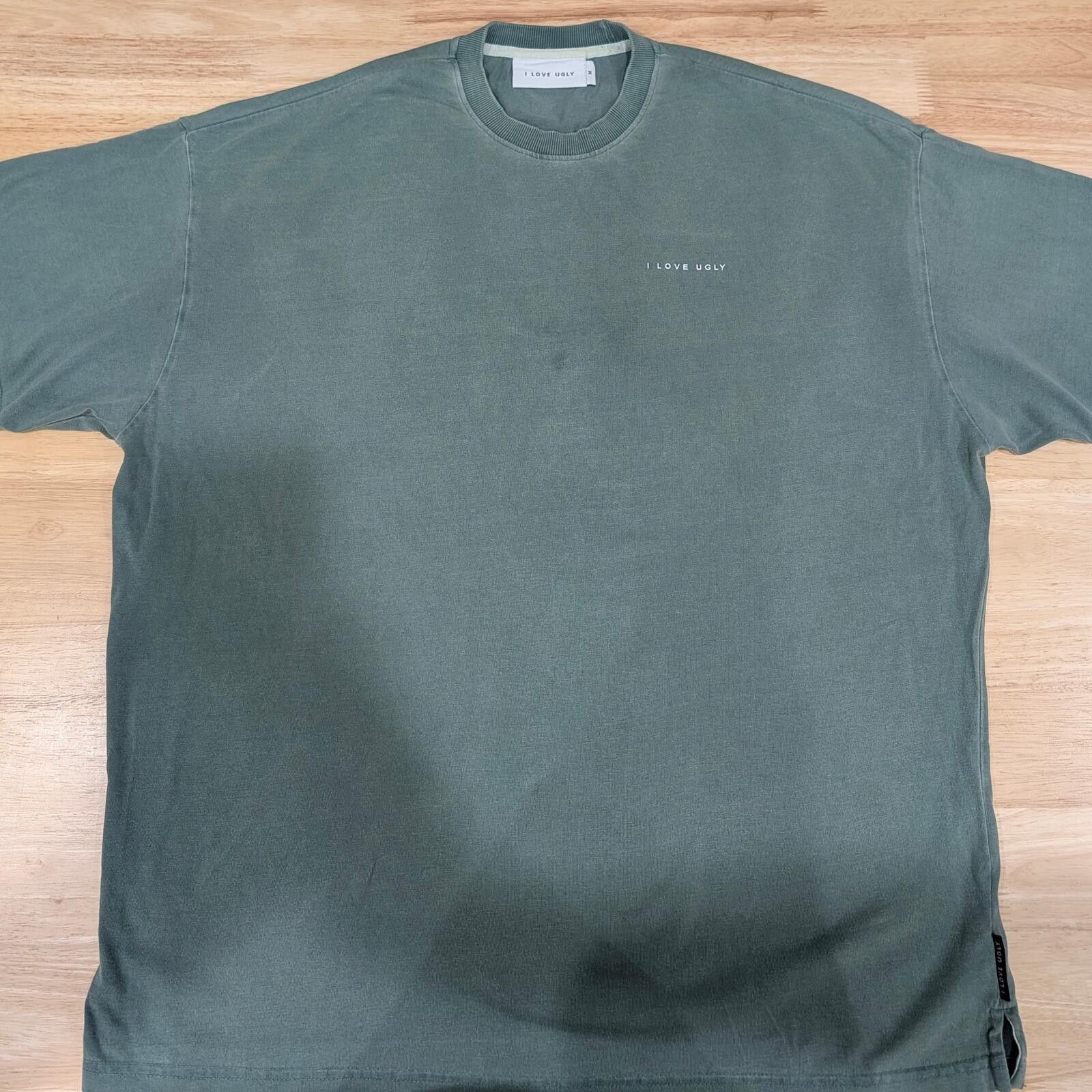 I Love Ugly I Love Ugly Box Fit Tee Washed Green Medium Size US M / EU 48-50 / 2 - 1 Thumbnail