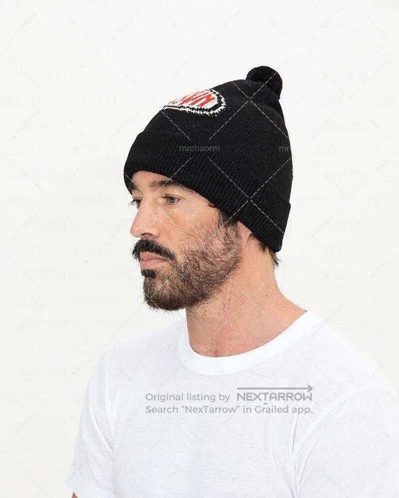 Visvim visvim knit beanie wool cap with pom pom. Size ONE SIZE - 4 Thumbnail