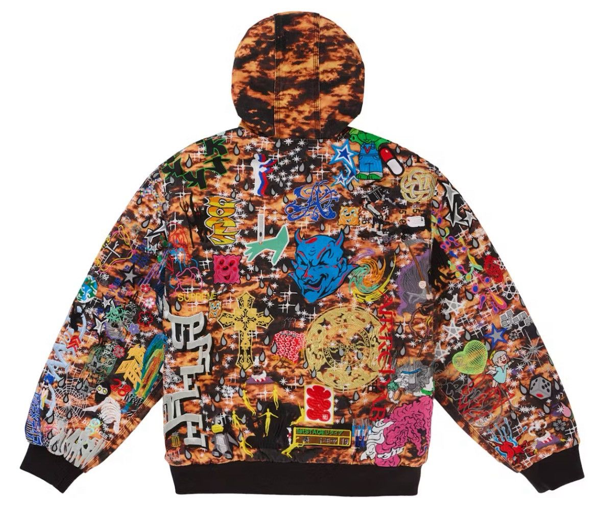 Supreme Supreme aoi embroidered hooded work jacket small Size US S / EU 44-46 / 1 - 1 Thumbnail