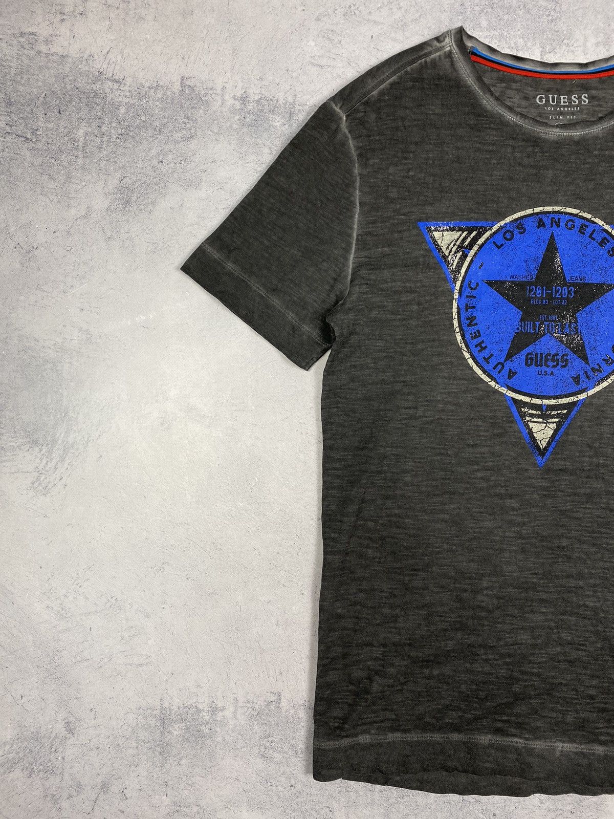 Guess Guess Big Logo Los Angeles USA Star T Shirt Size M Size US M / EU 48-50 / 2 - 3 Thumbnail