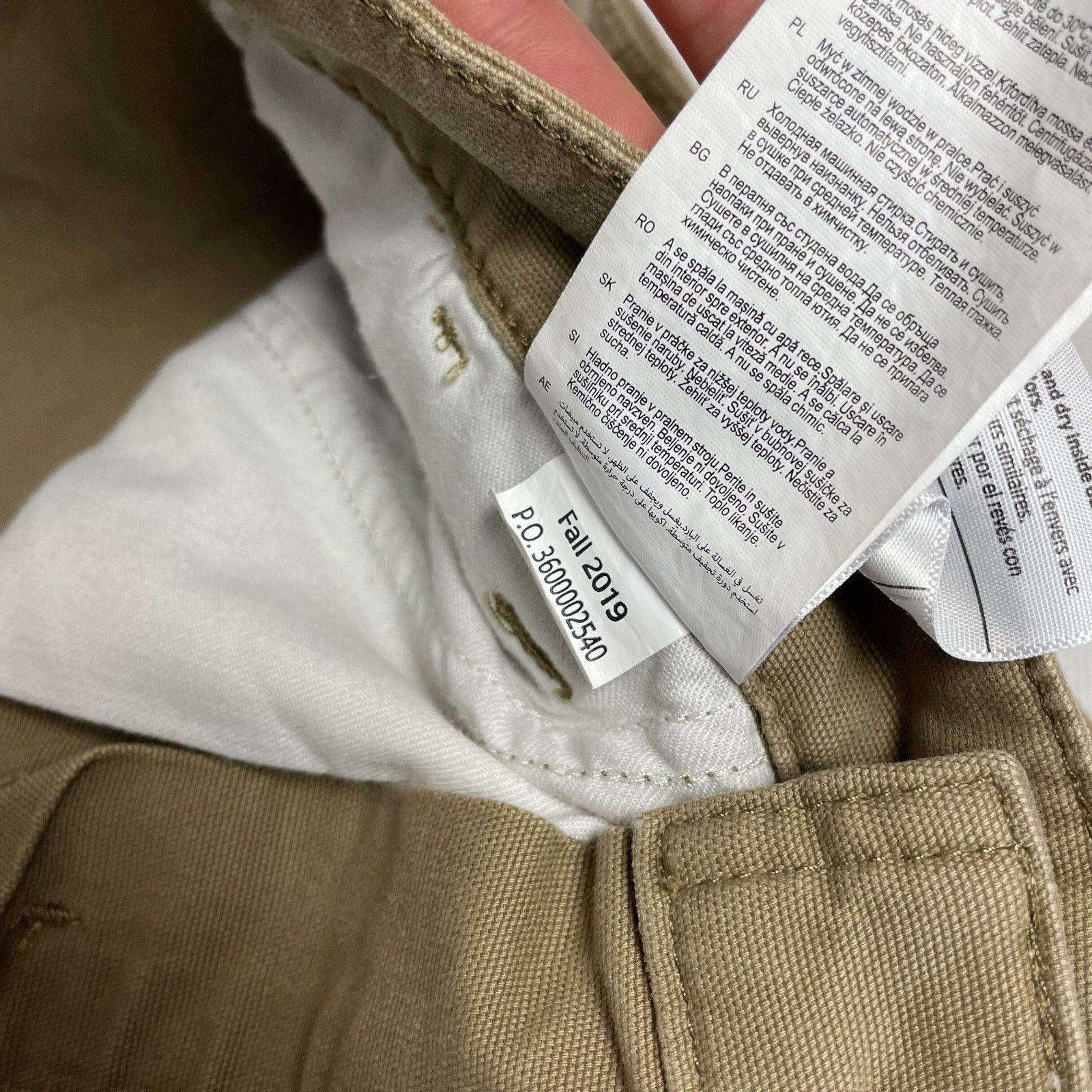 Carhartt × Vintage Carhartt Women's beige Cotton Original Fit Crawford Pants 10 Size 32" / US 10 / IT 46 - 16 Thumbnail