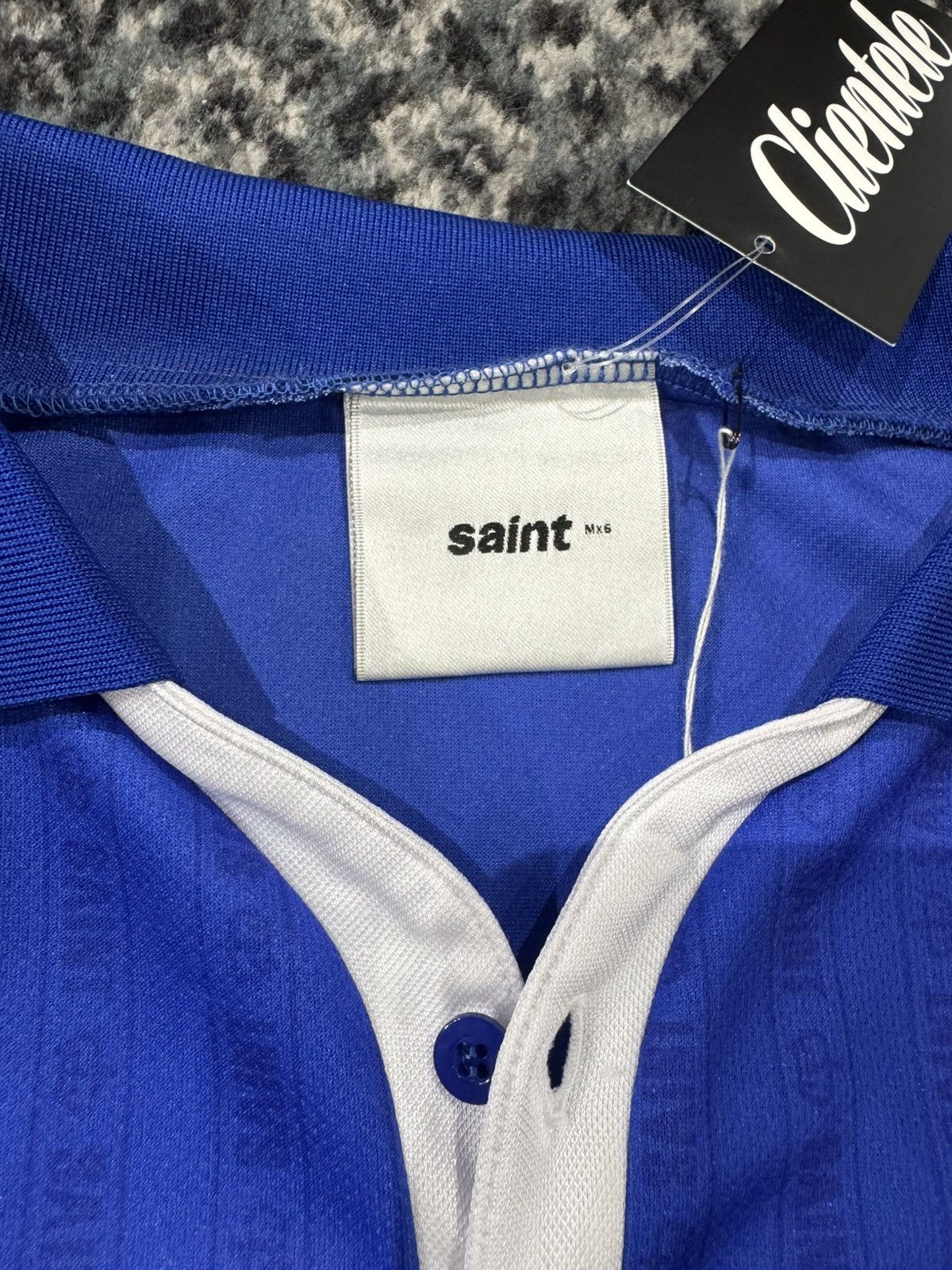 Saint Michael Saint Michael Faith Soccer Jersey Blue Size US XL / EU 56 / 4 - 4 Thumbnail