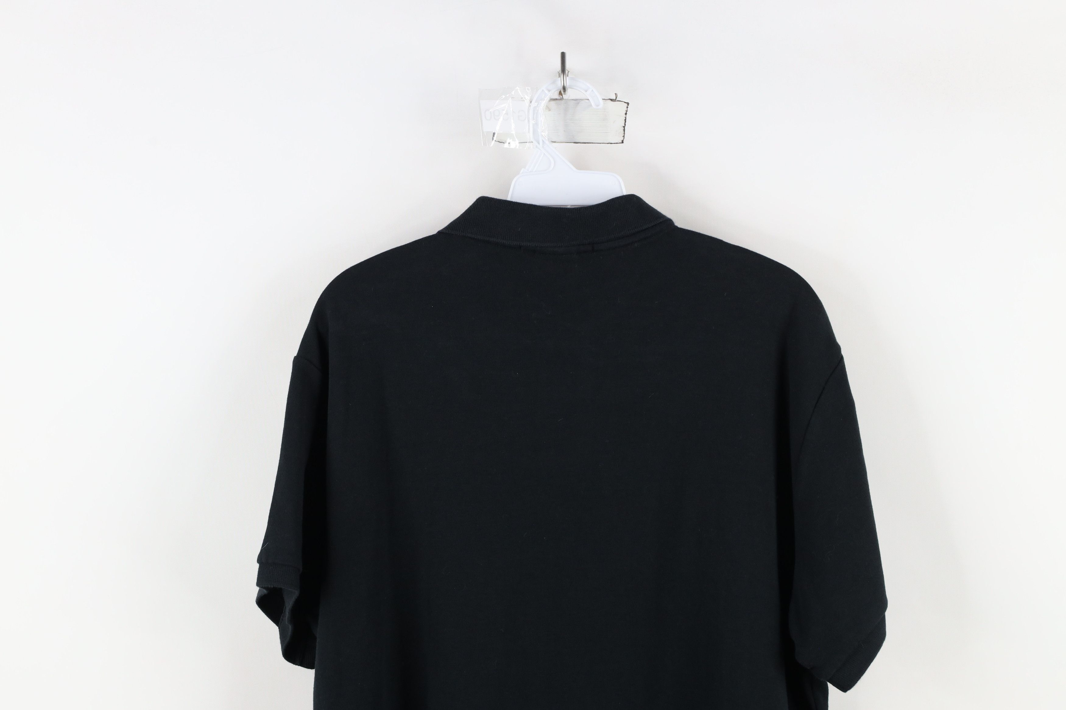 Ralph Lauren × Vintage Vintage 90s Ralph Lauren Faded Soft Touch Polo Shirt Black Size US L / EU 52-54 / 3 - 9 Thumbnail