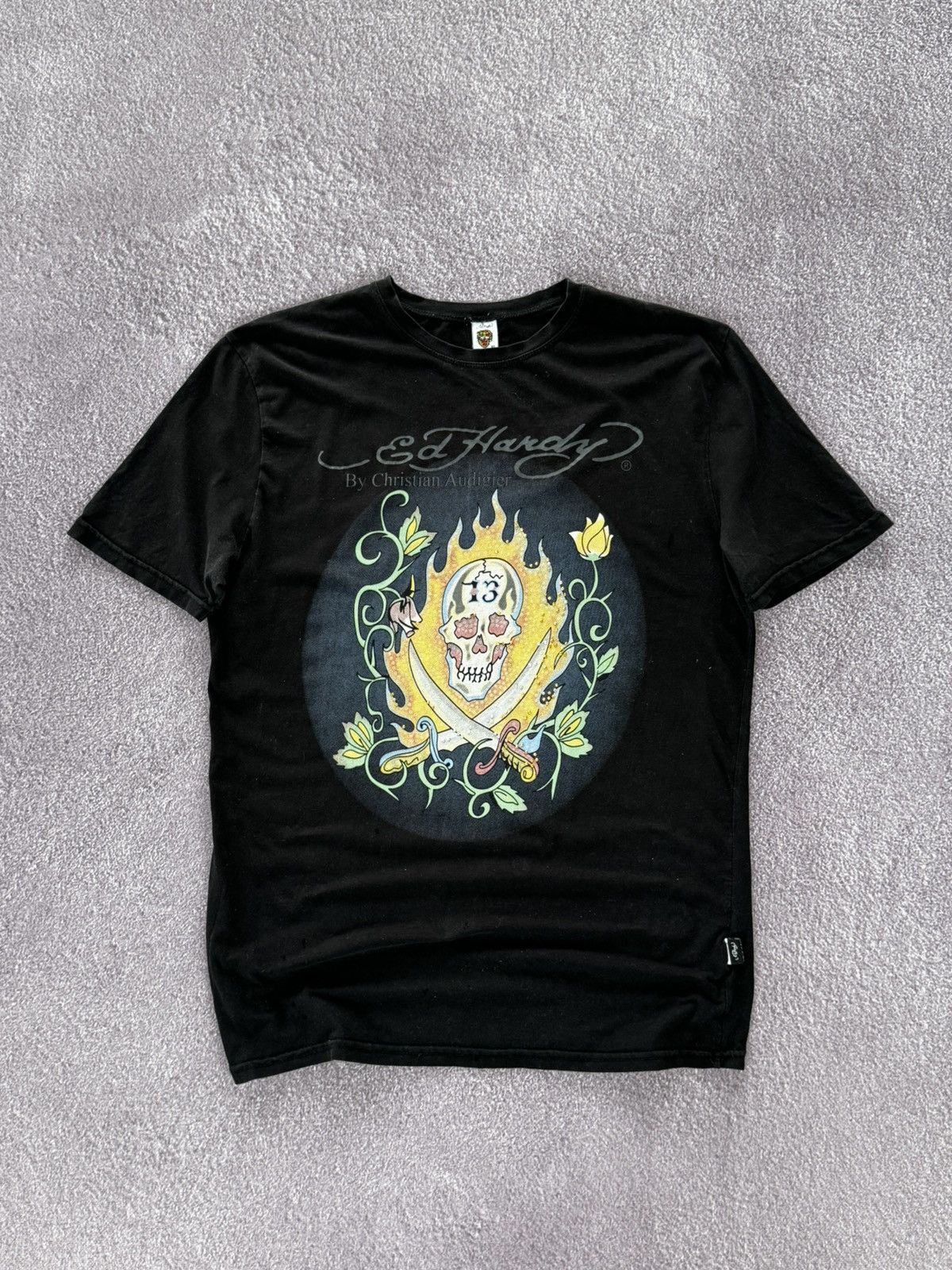 Ed Hardy Ed Hardy Y2K Vintage Streetwear Tattoo T-Shirt Size US XL / EU 56 / 4 - 1 Thumbnail