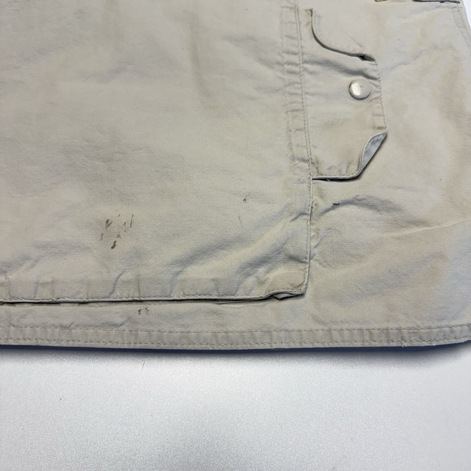 Banana Republic × Vintage Vintage Banana Republic Safari Vest Mens Large Cream Outdoor Size US L / EU 52-54 / 3 - 10 Thumbnail