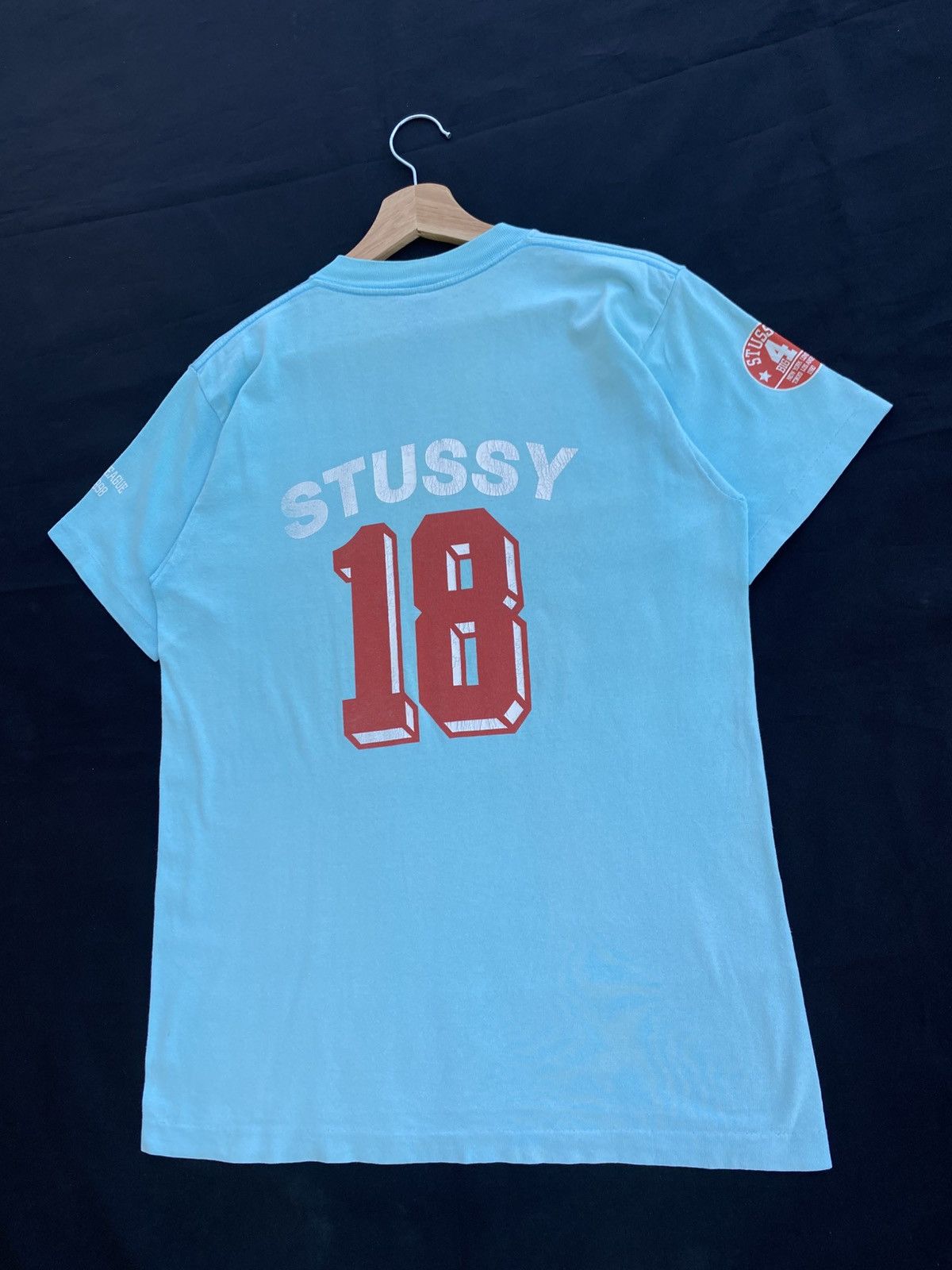 Stussy Rare Vintage 90s Stussy 18th Annivesary 1980-1998 Tshirt Size US M / EU 48-50 / 2 - 18 Thumbnail