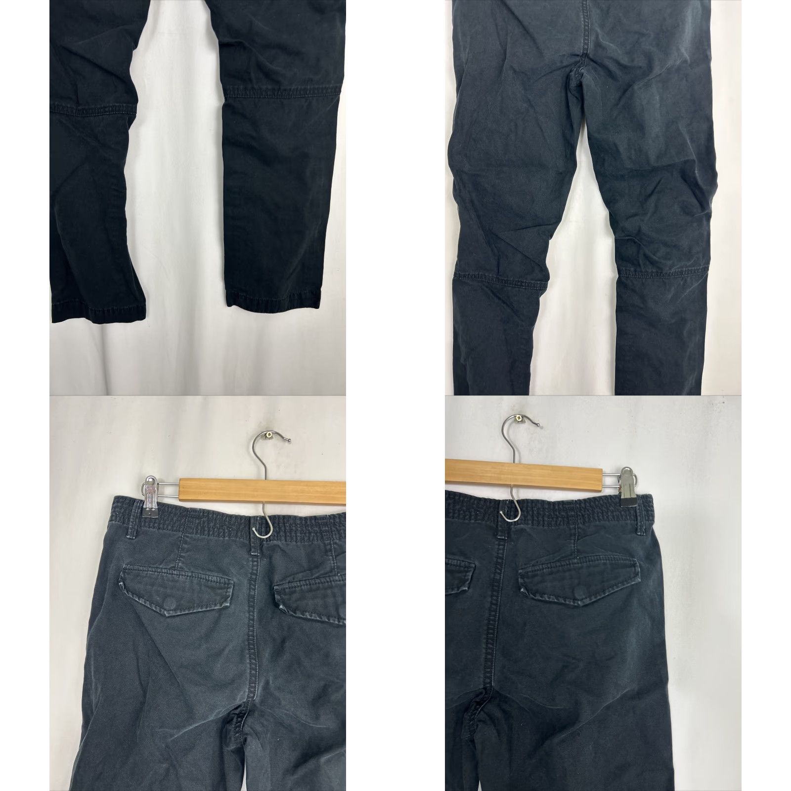Converse Converse Men Pants Moto Black 30x30 Cotton Blend Double Knee Size US 30 / EU 46 - 8 Thumbnail
