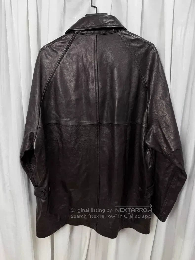 Yohji Yamamoto Yohji Yamamoto Loose fit sheepskin leather jacket| Size US L / EU 52-54 / 3 - 6 Thumbnail