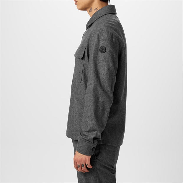 Moncler Cashmere Blend Shirt Jacket Size US L / EU 52-54 / 3 - 6 Thumbnail