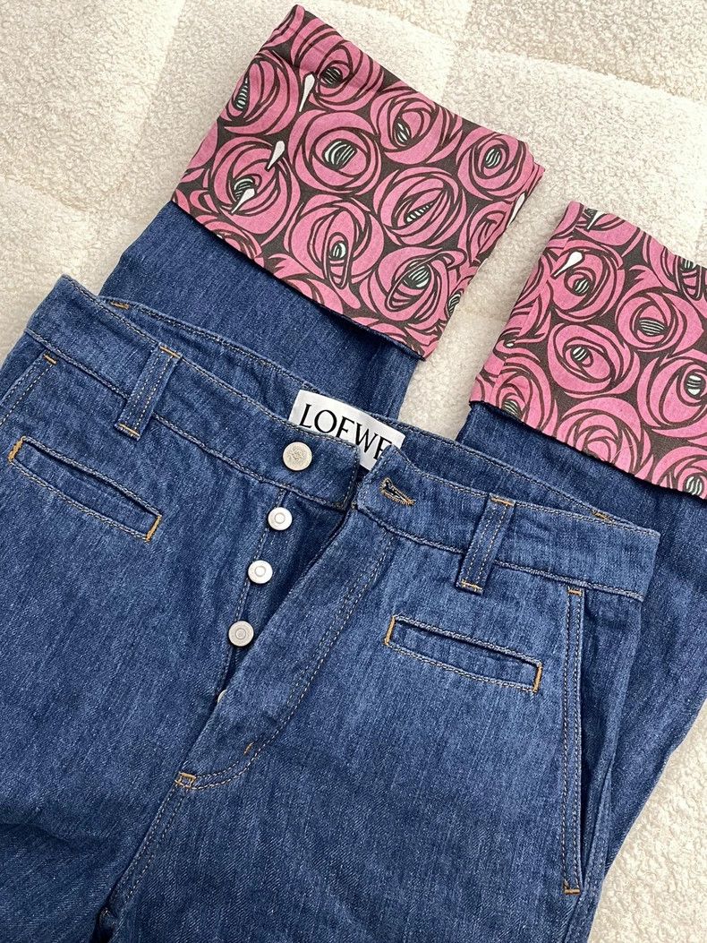 Loewe LOEWE Floral hem on jeans Size 24" / US 00 / IT 34 - 7 Thumbnail