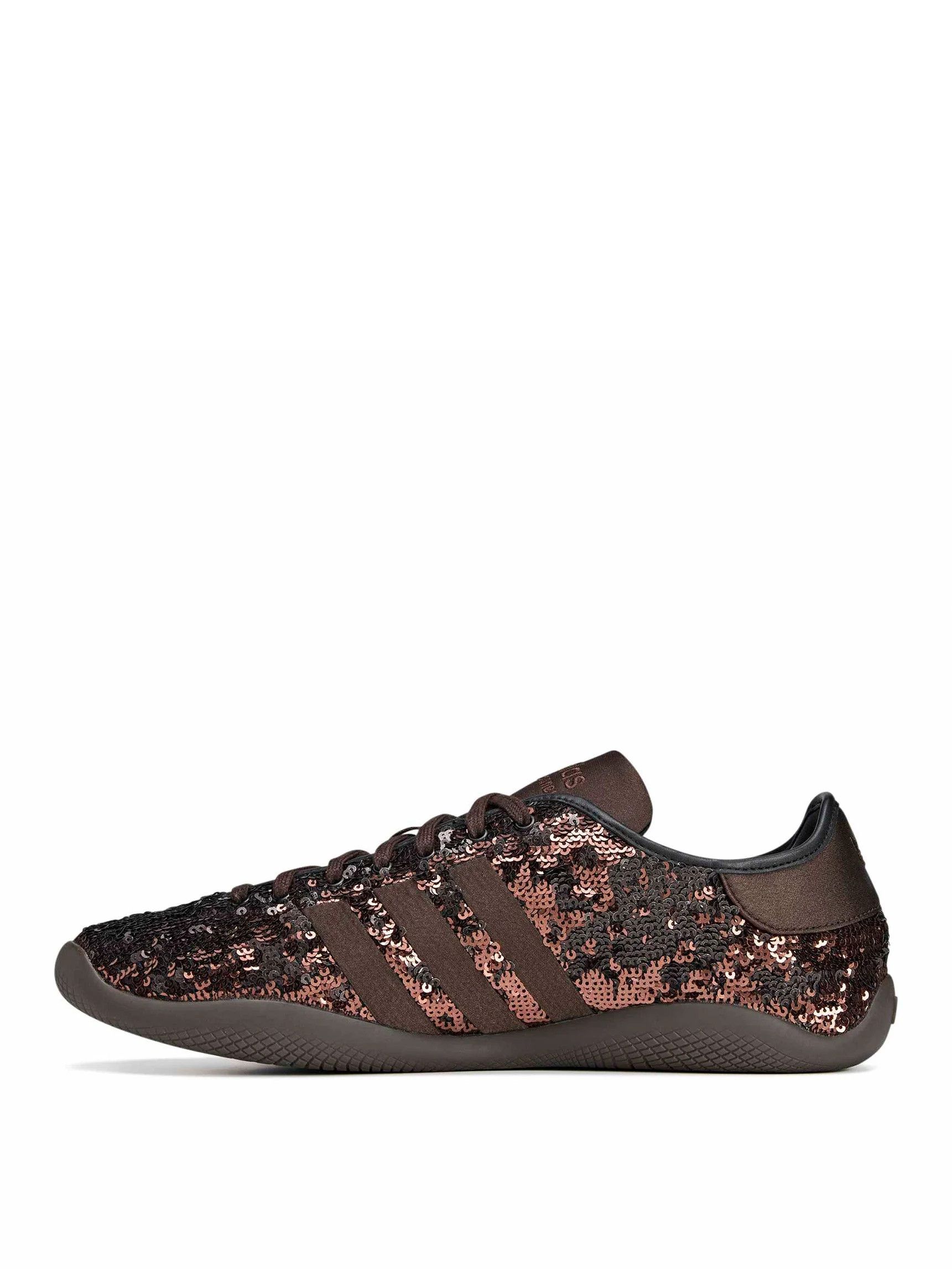 Adidas × Wales Bonner o1mle042 Low-Top Sneakers in Dark Brown Size US 5.5 / EU 38 - 4 Thumbnail