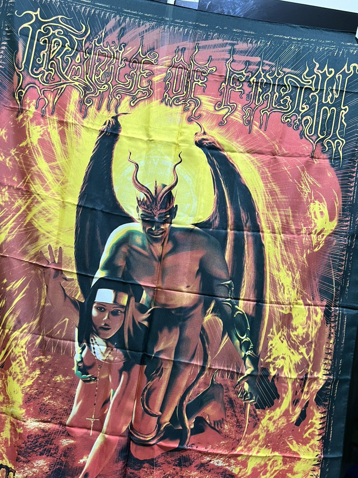 Band Tees Vintage Cradle Of Filth Poster Flag Size ONE SIZE - 1 Thumbnail