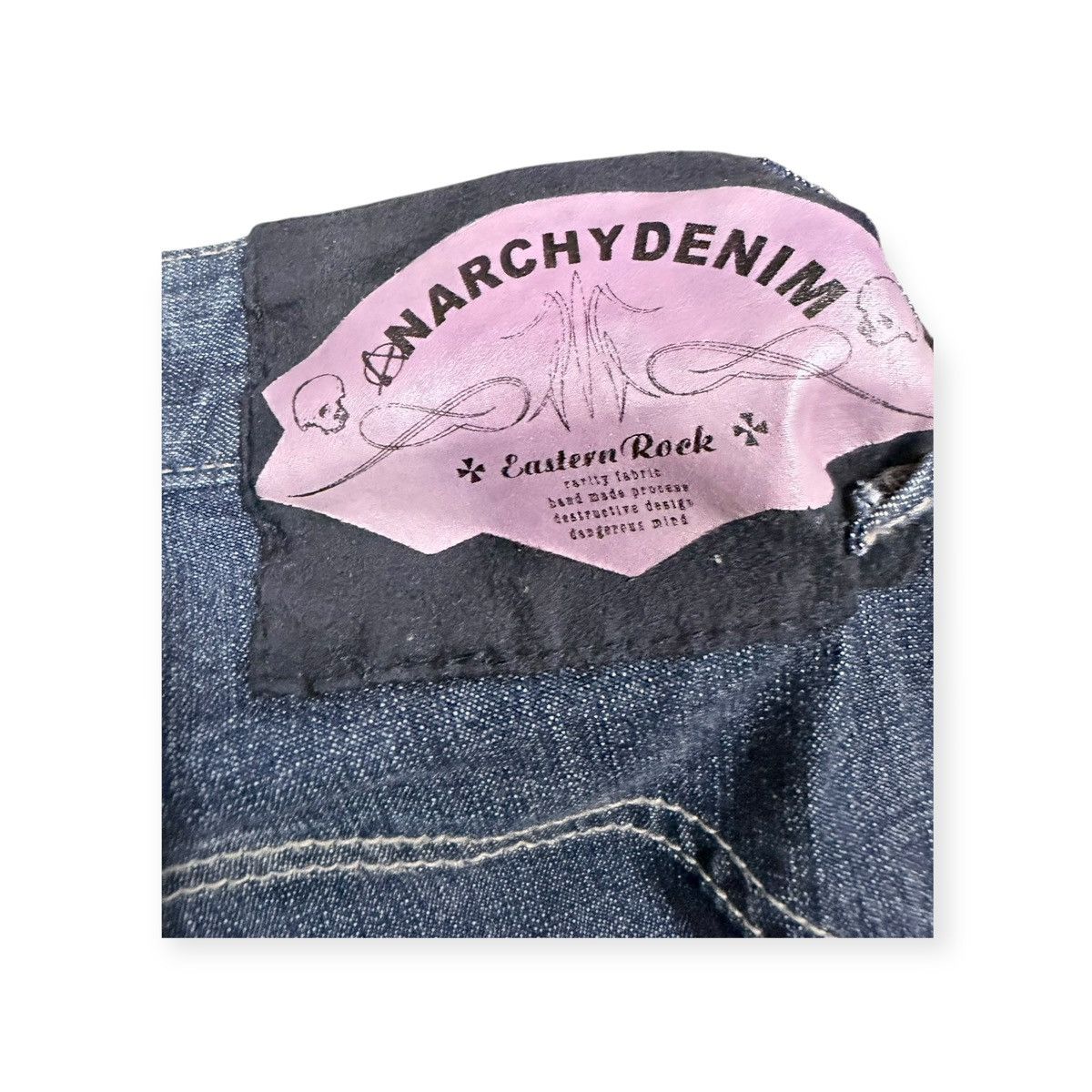 Seditionaries Vtg🔥Avant-Garde ppfm AnarchyDenim Eastern Rock Reverseible Size US 33 - 20 Thumbnail