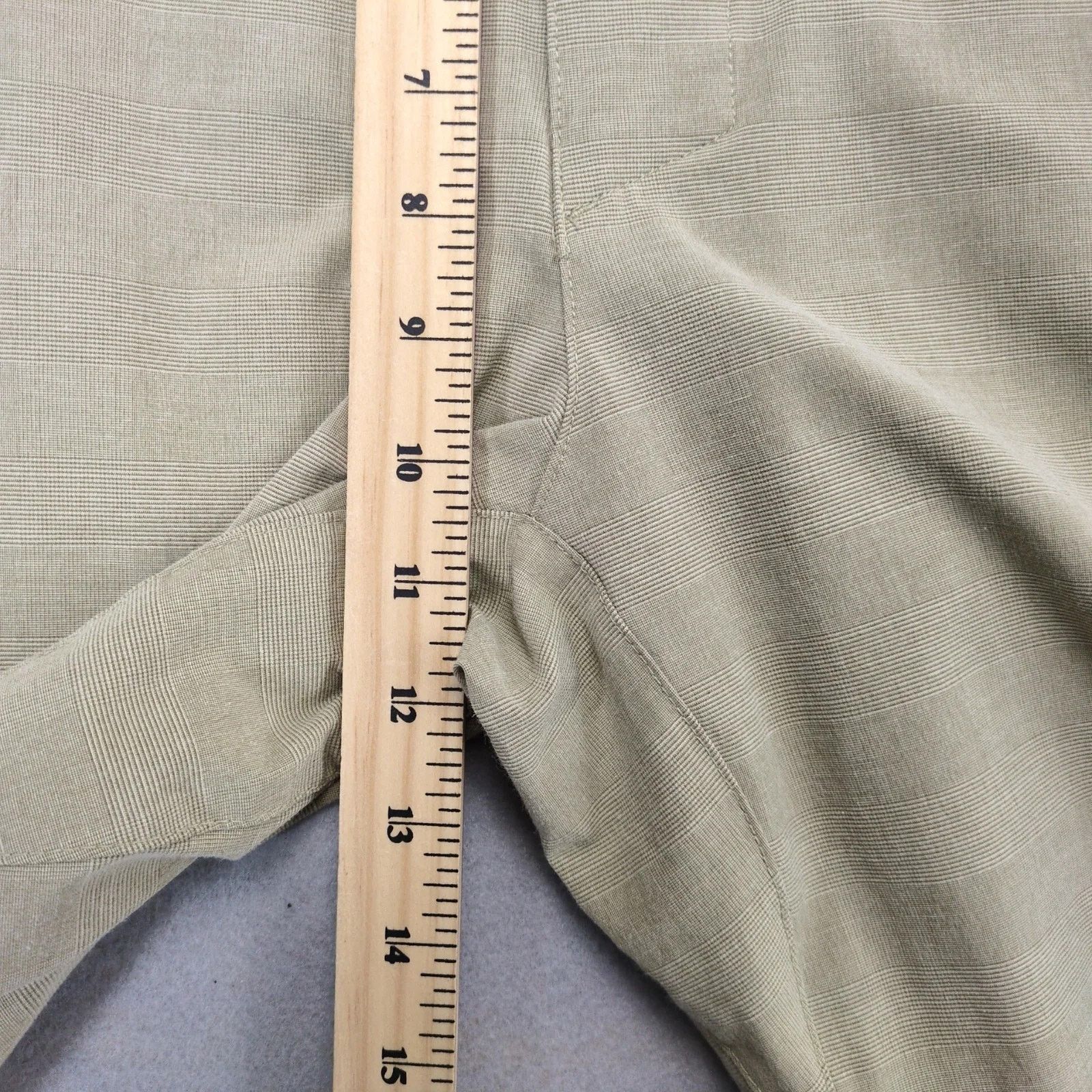 Hang Ten Hang Ten Tan Plaid Bermuda Shorts Men's 38x10.5" Lightweight Size US 38 / EU 54 - 8 Thumbnail