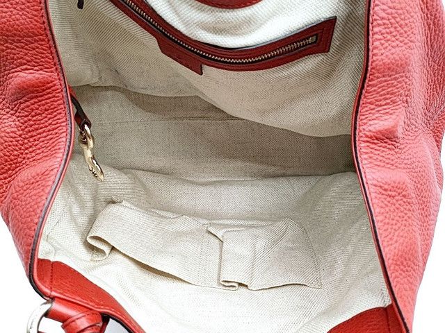 Gucci Gucci Soho Leather Red Shoulder Bag Size ONE SIZE - 9 Thumbnail