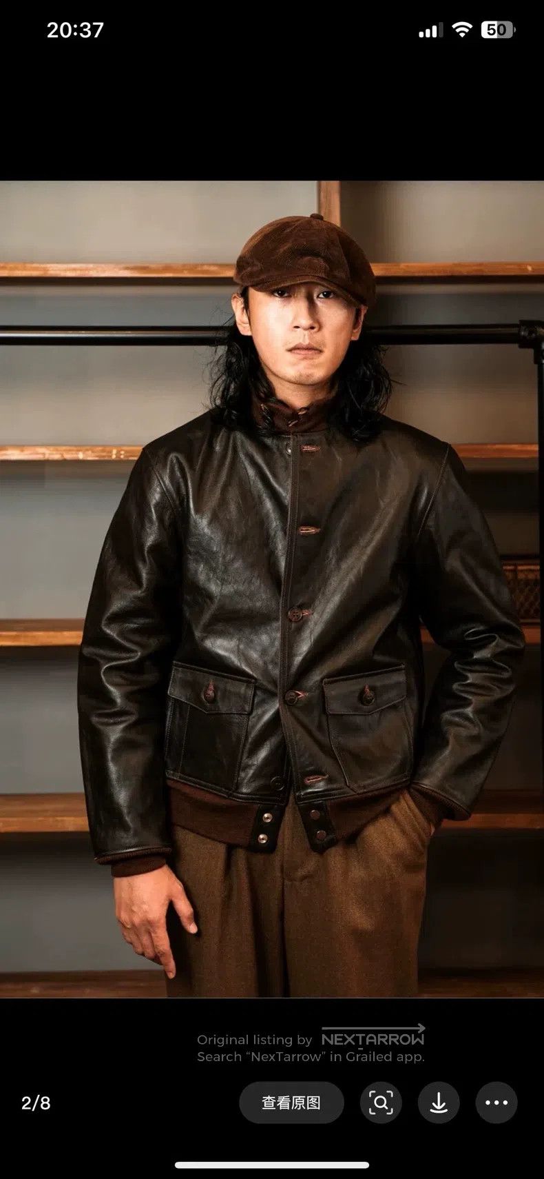 The Real McCoy's The Real McCoys Horseskin leather clothing Size US L / EU 52-54 / 3 - 9 Thumbnail