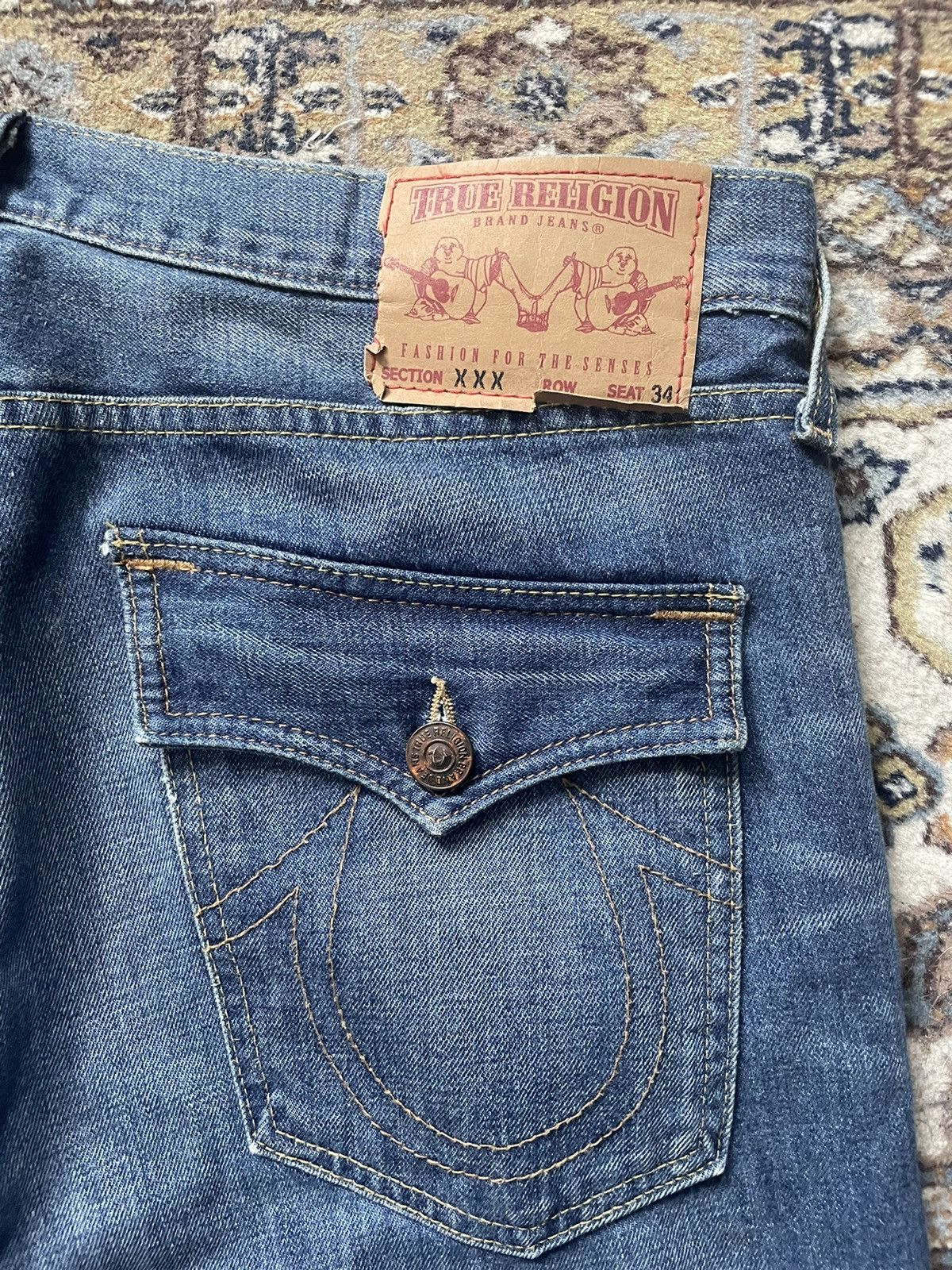 True Religion Vintage True Religion Flare Jeans Size US 33 - 4 Thumbnail