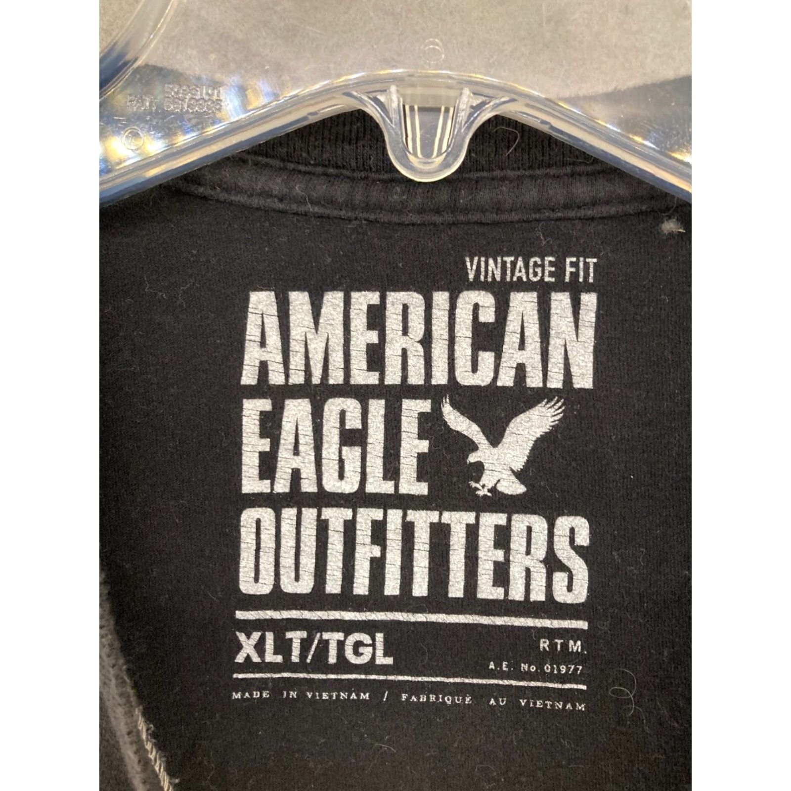 American Eagle Outfitters VINTAGE American Eagle T-Shirt Men XLT Black Graphic Print 90s Crew Neck Summer Size US XL / EU 56 / 4 - 5 Thumbnail