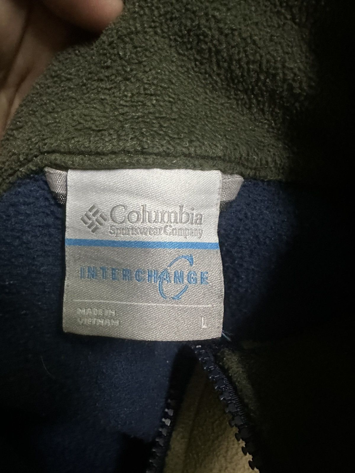 Columbia Columbia fleece multicolor zipper jacket Size US L / EU 52-54 / 3 - 5 Thumbnail