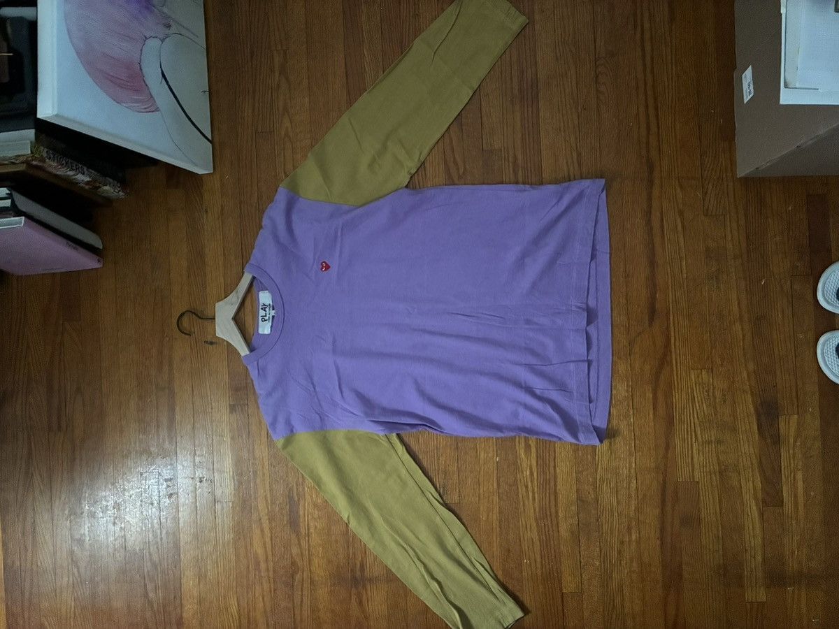 CDG by Comme des Garcons Multi panel CDG heart long sleeve Size US XL / EU 56 / 4 - 4 Thumbnail