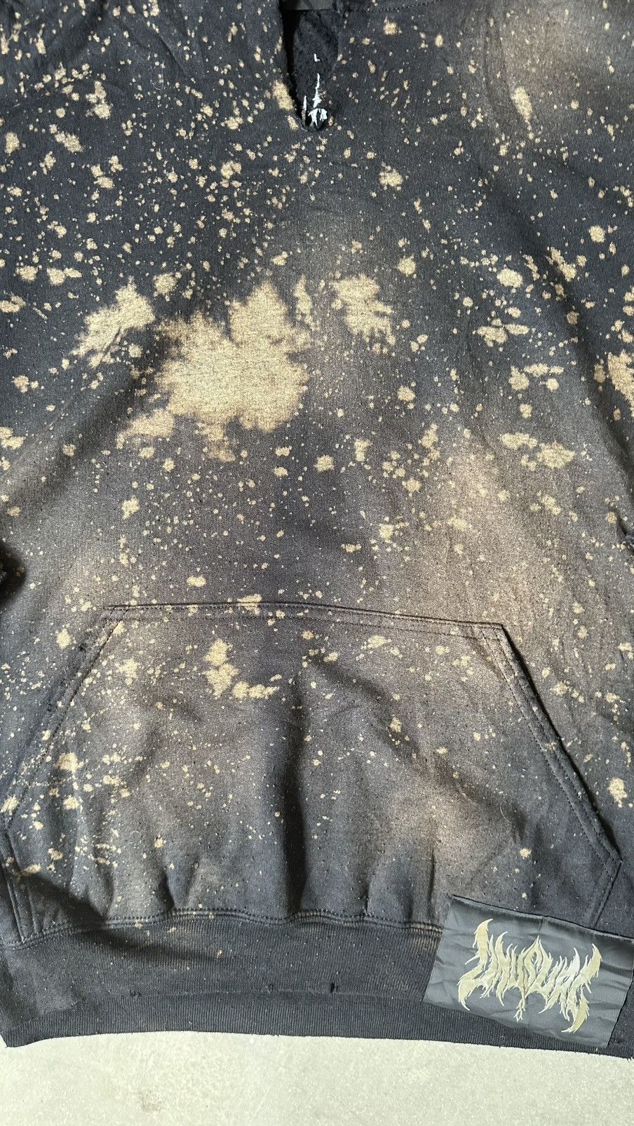 Japanese Brand UNUSUAL JAPAN TECH ACID WASH AFFLICTION HOODIE Size US XL / EU 56 / 4 - 2 Thumbnail