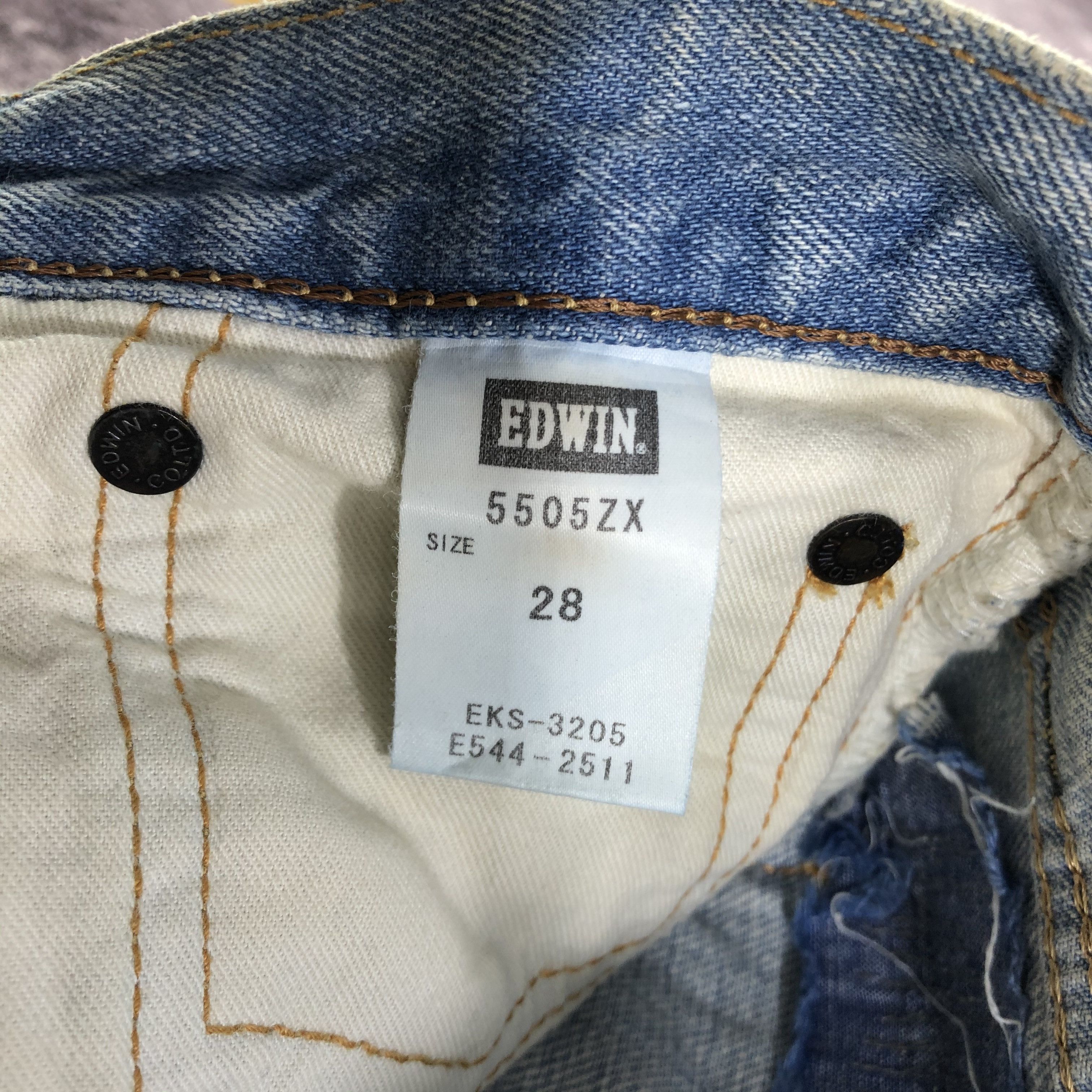 Edwin Vintage Light Wash Edwin 505 Selvedge Jeans-JM3628 Size US 32 / EU 48 - 9 Thumbnail